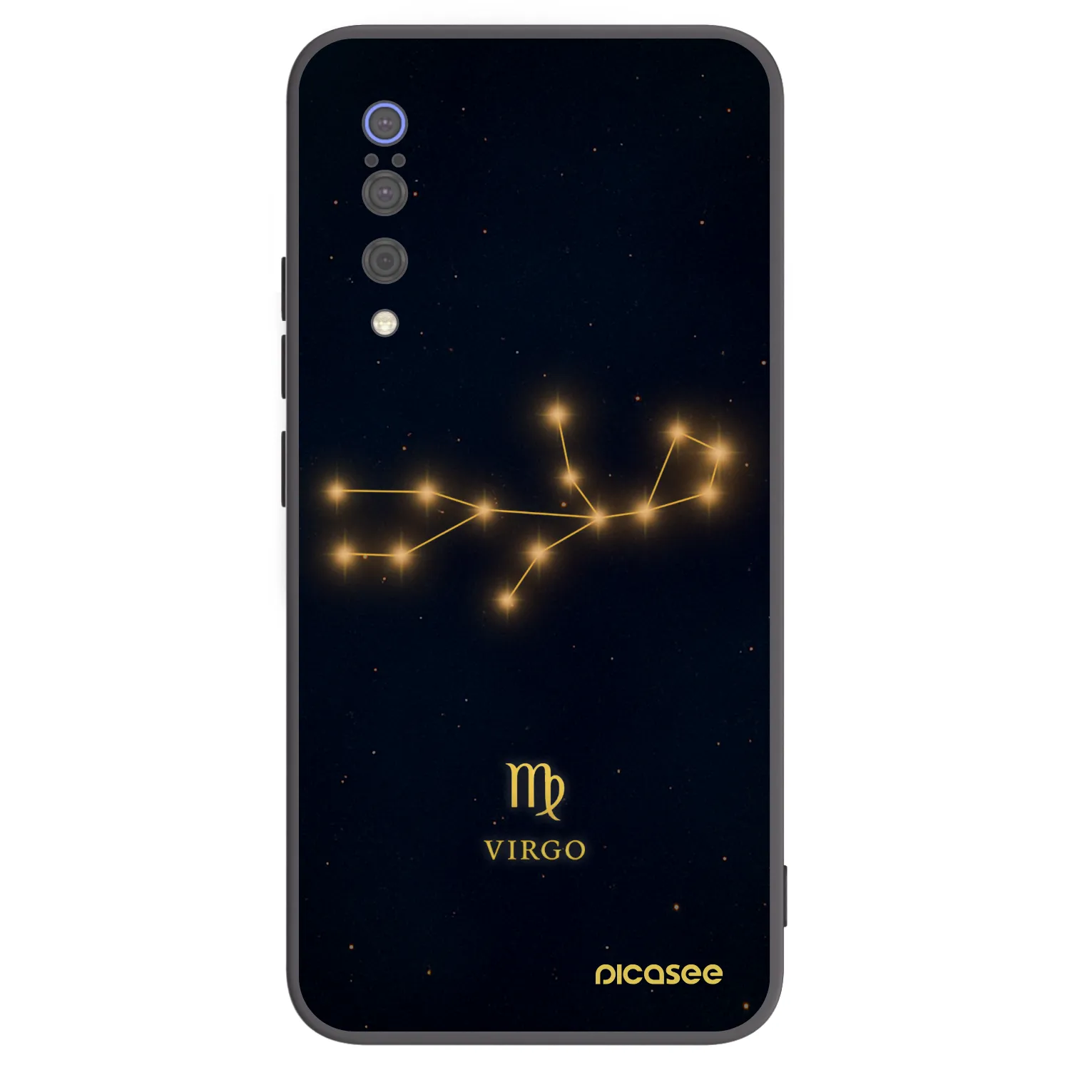 Picasee silikonski črni ovitek za Xiaomi Mi 9 - VIRGO