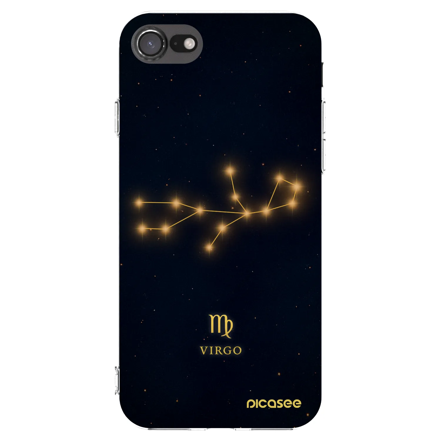 Picasee silikonski prozorni ovitek za Apple iPhone 7 - VIRGO