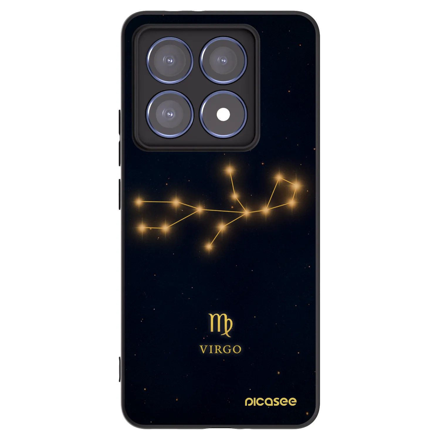 Picasee silikonski črni ovitek za Xiaomi 14T Pro - VIRGO