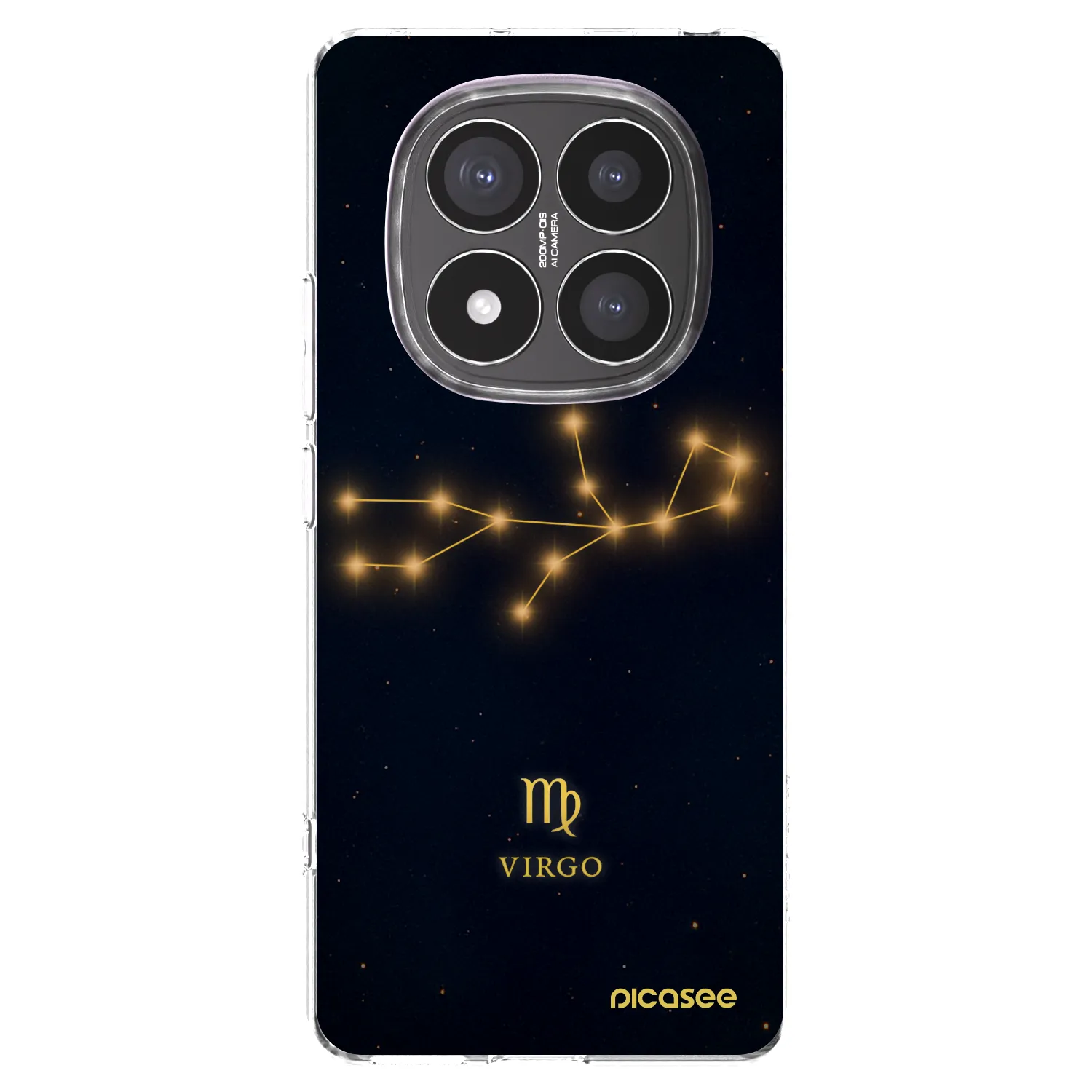 Picasee silikonski prozorni ovitek za Xiaomi Redmi Note 14 Pro+ 5G - VIRGO