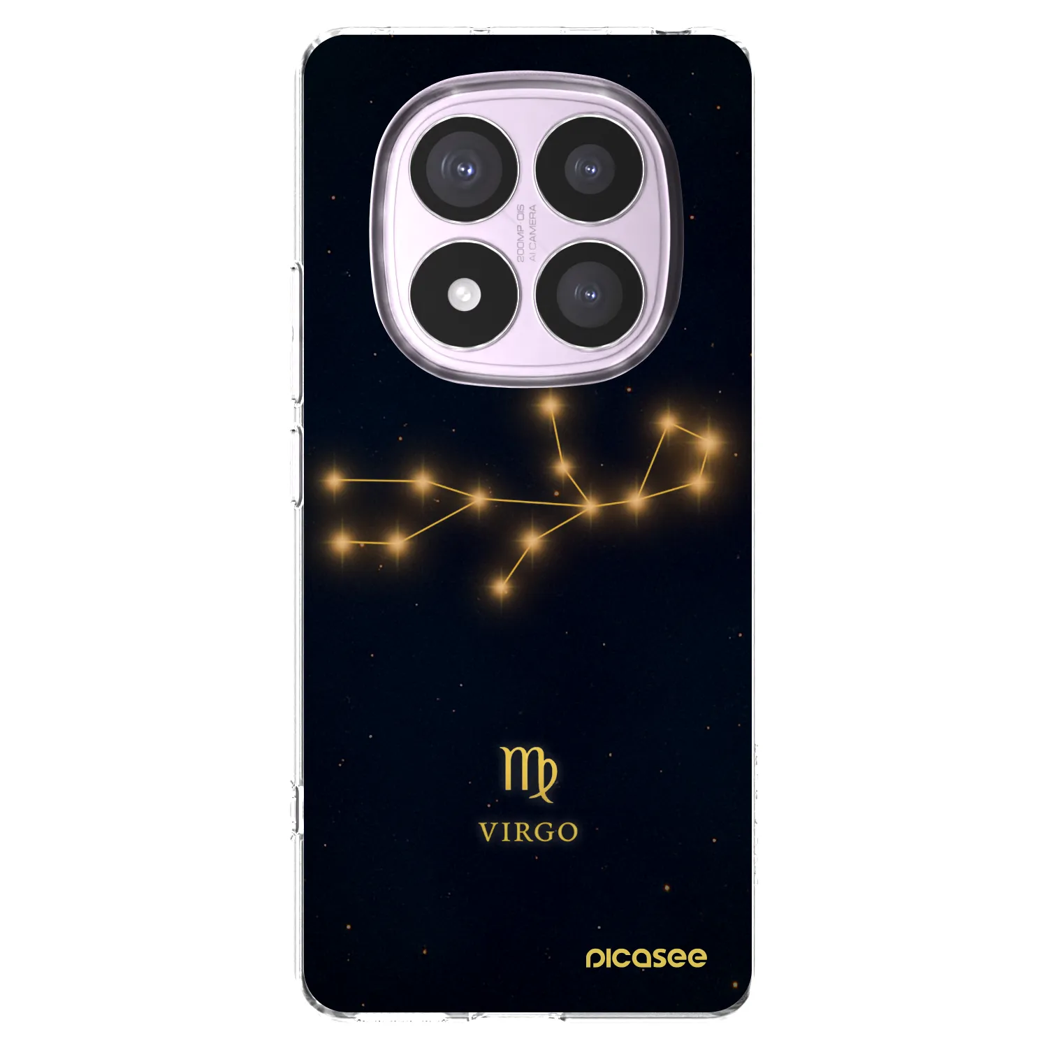 Picasee silikonski prozorni ovitek za Xiaomi Redmi Note 14 Pro 5G - VIRGO
