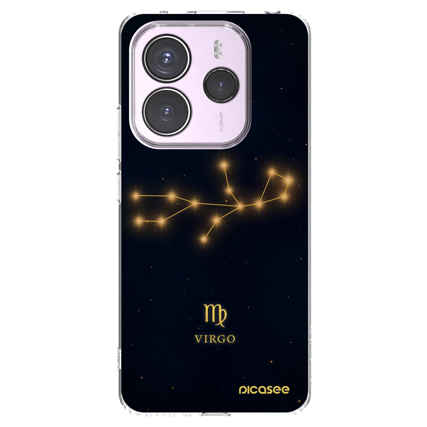 Picasee silikonski prozorni ovitek za Xiaomi Redmi Note 14 5G - VIRGO