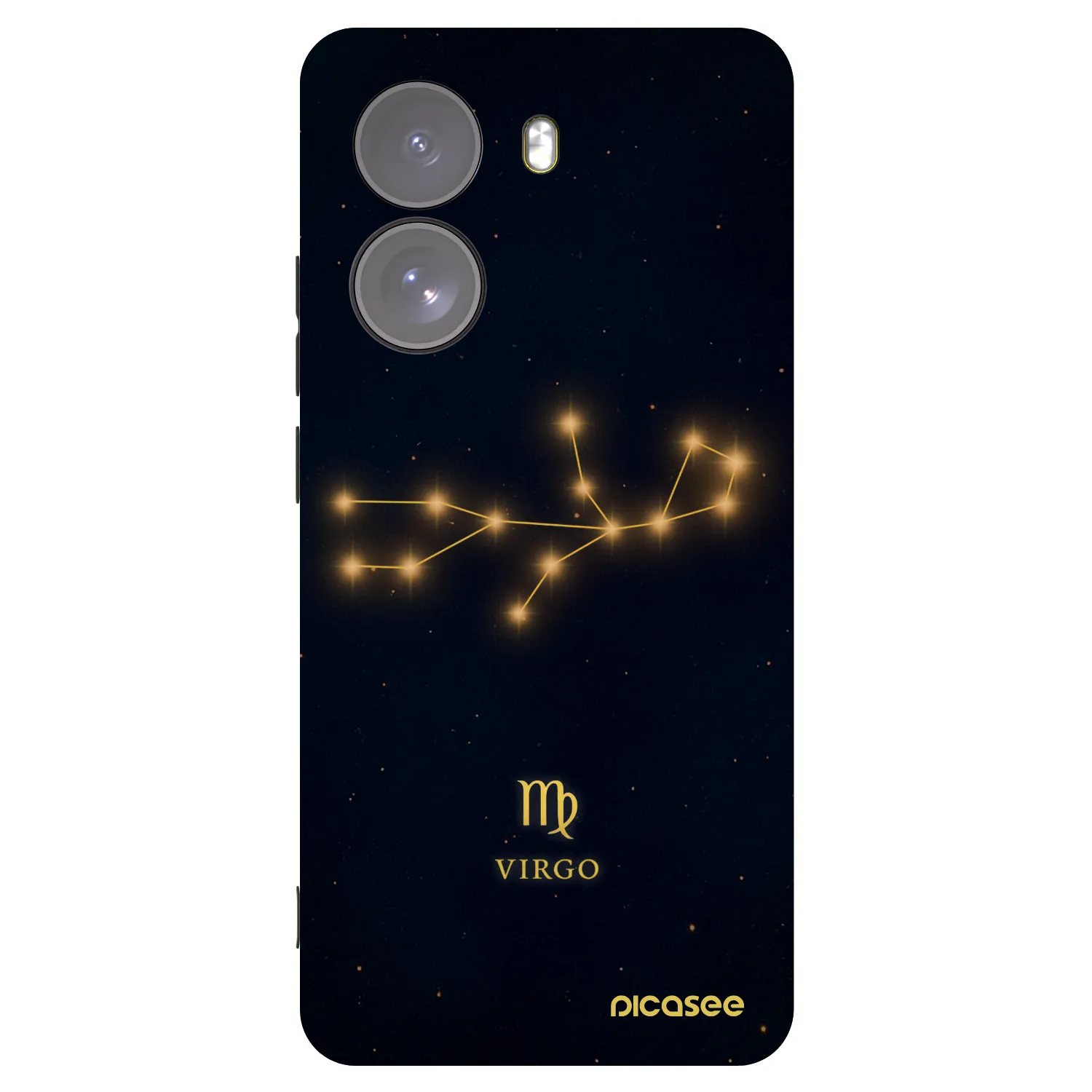 Picasee silikonski črni ovitek za Xiaomi Poco X7 - VIRGO