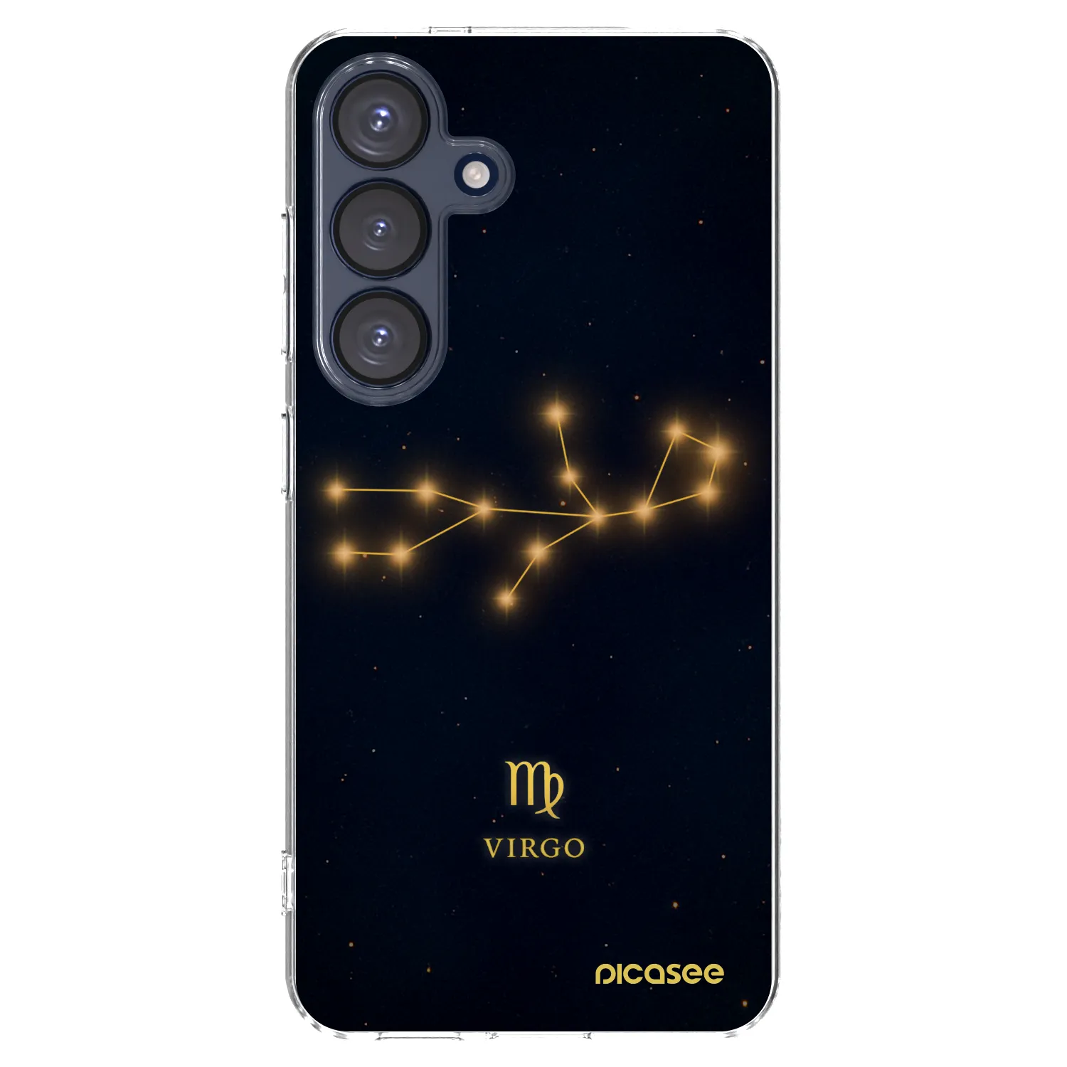 Picasee silikonski prozorni ovitek za Samsung Galaxy S25 5G - VIRGO