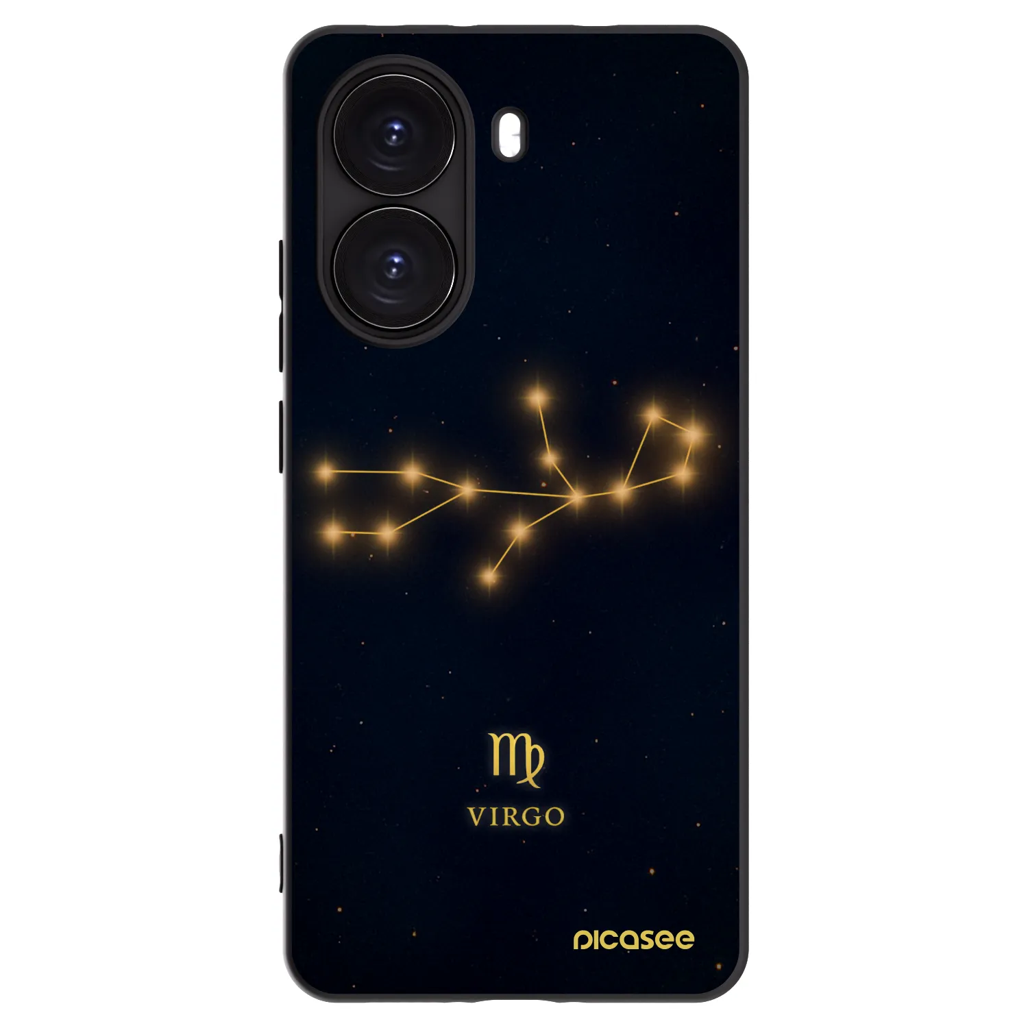 Picasee silikonski črni ovitek za Xiaomi Poco X7 Pro 5G - VIRGO