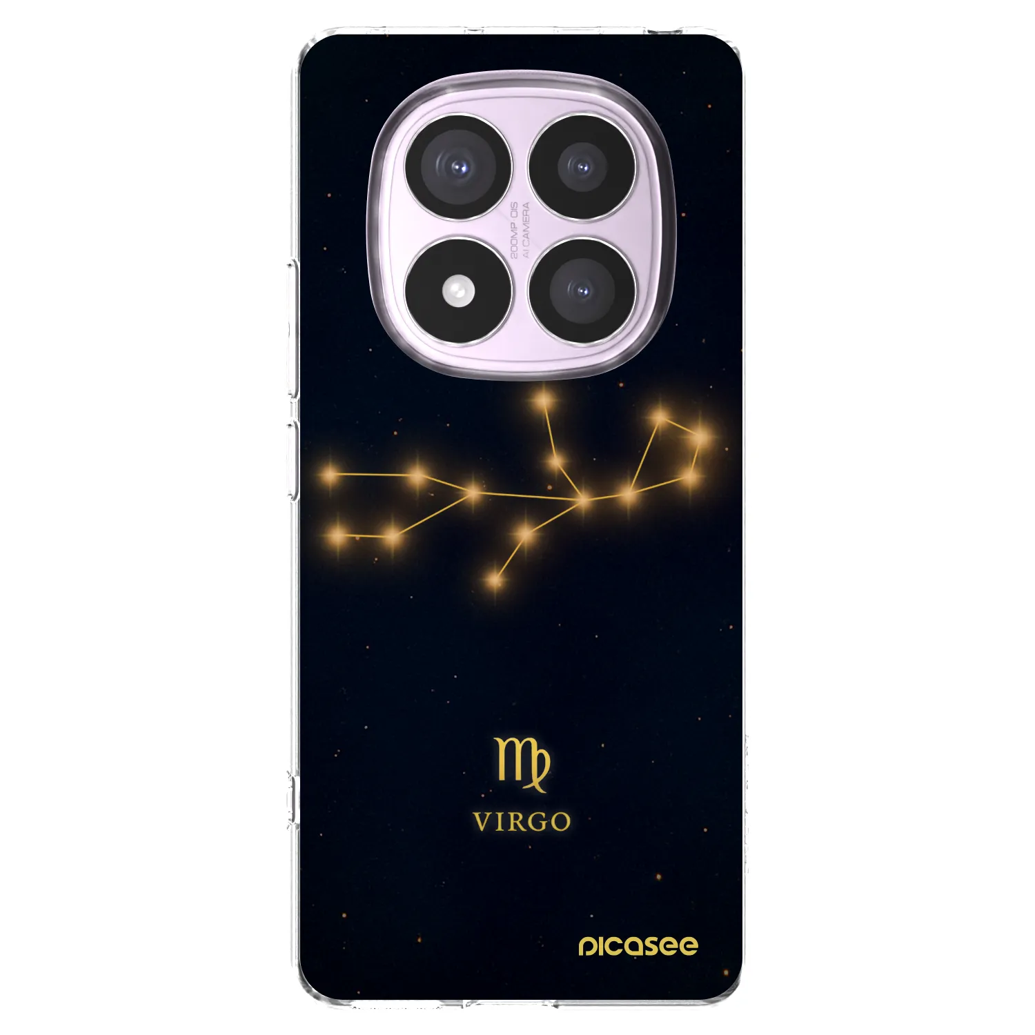 Picasee silikonski prozorni ovitek za Xiaomi Redmi Note 14 Pro 4G - VIRGO