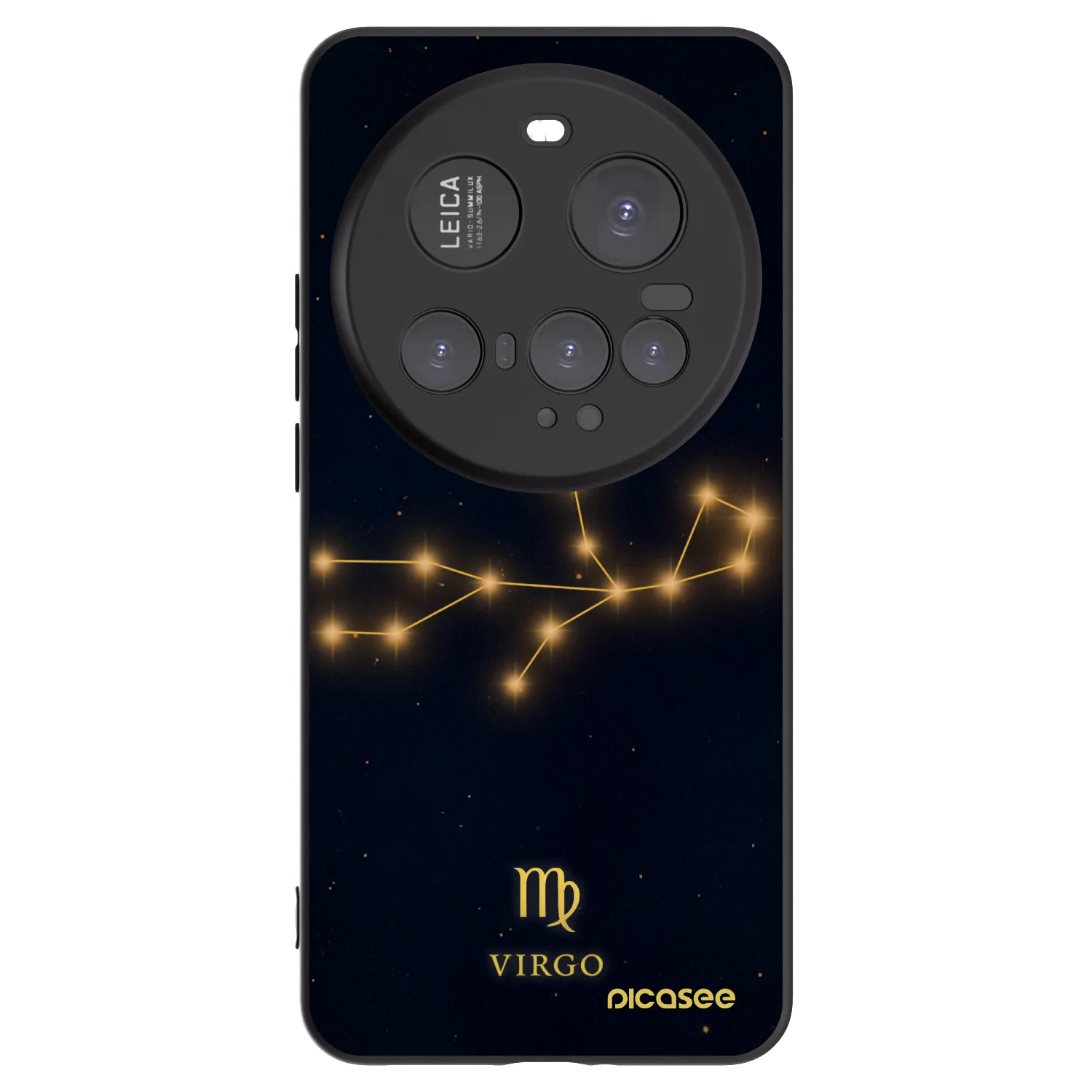 Picasee silikonski črni ovitek za Xiaomi 15 Ultra - VIRGO