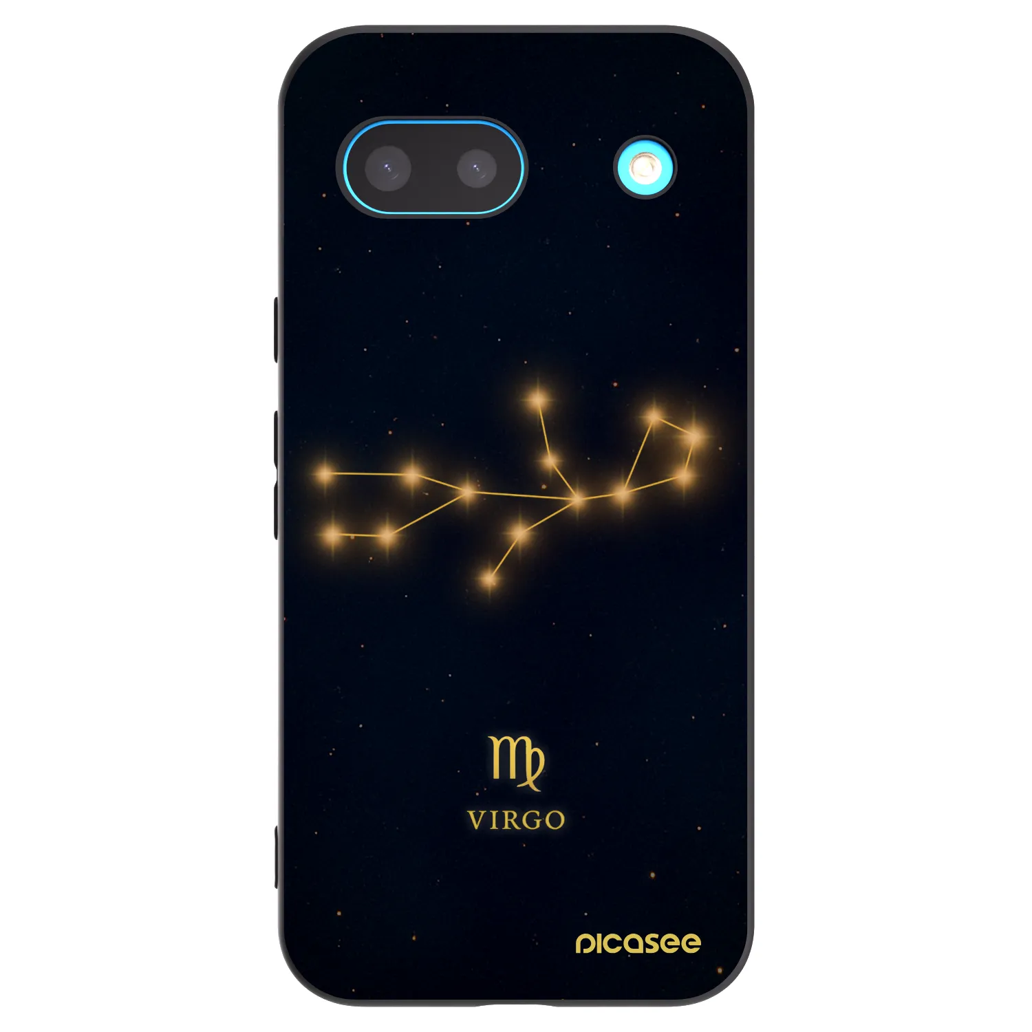 Picasee silikonski črni ovitek za Google Pixel 8a - VIRGO