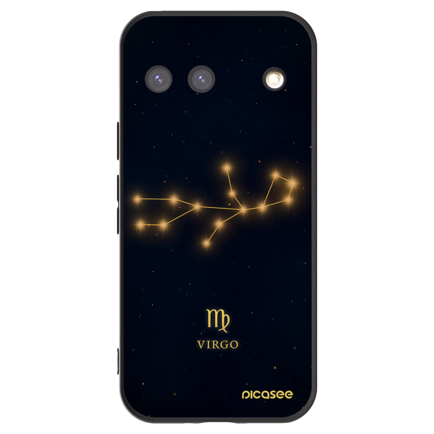 Picasee silikonski črni ovitek za Google Pixel 9 - VIRGO