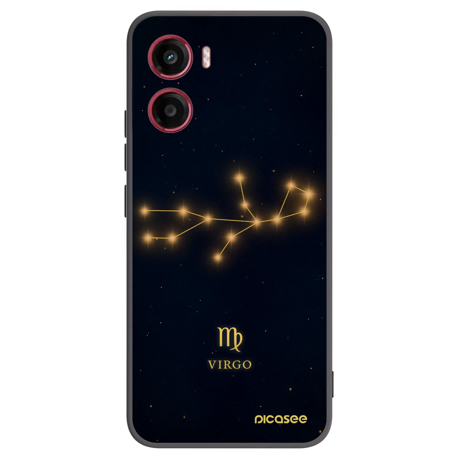 Picasee silikonski črni ovitek za Motorola Moto G05 - VIRGO