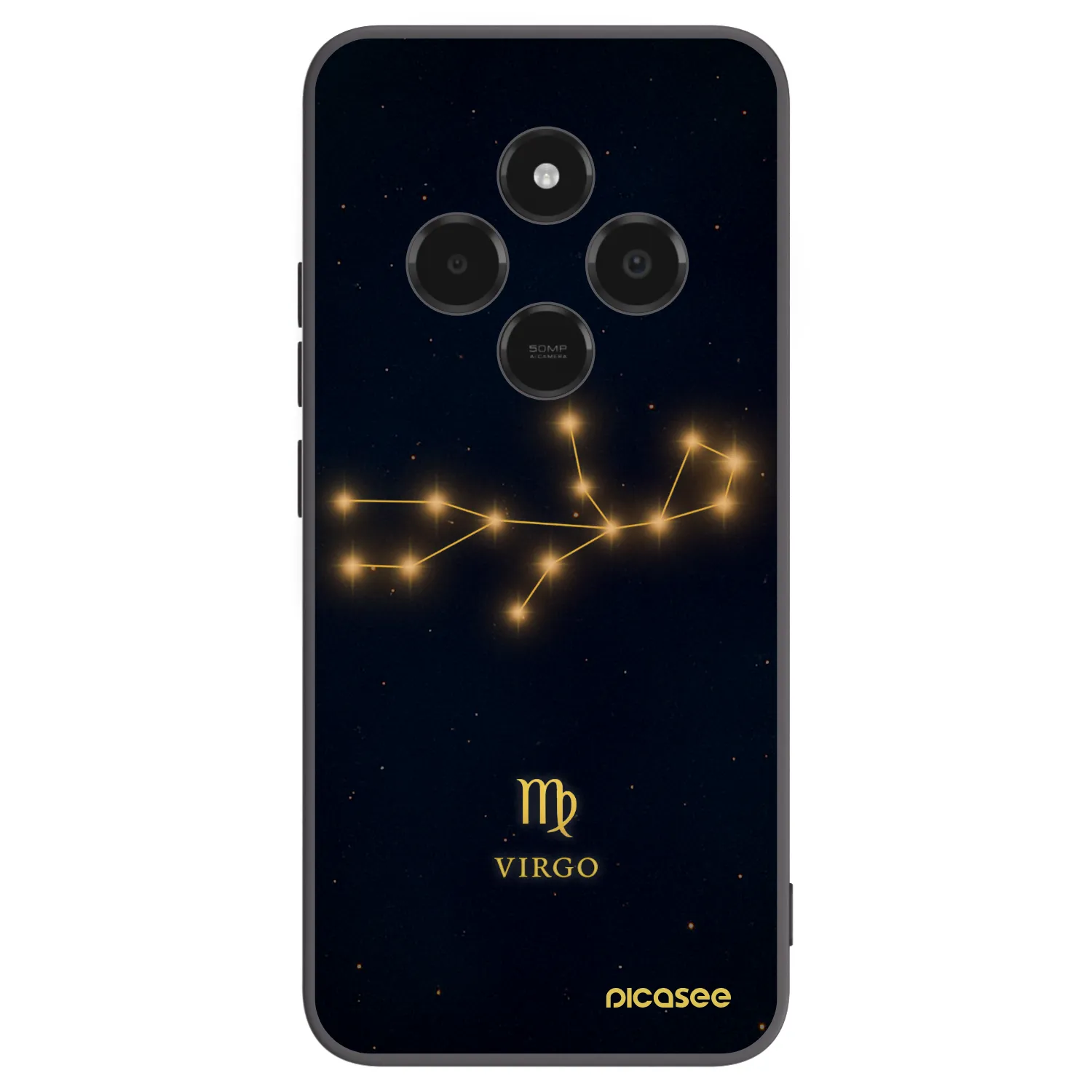 Picasee silikonski črni ovitek za Xiaomi Poco C75 - VIRGO