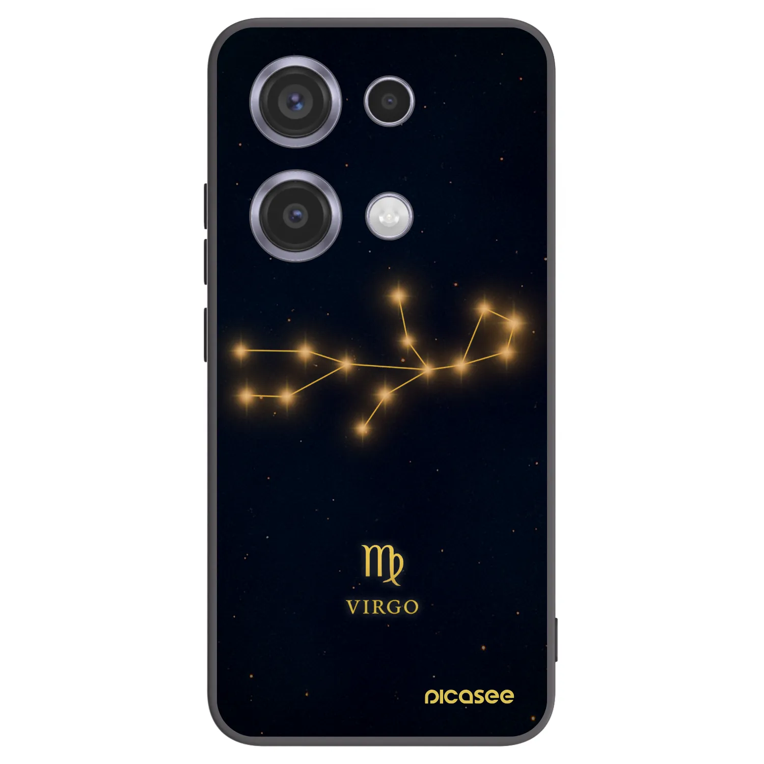 Picasee silikonski črni ovitek za Xiaomi Redmi Note 14S - VIRGO