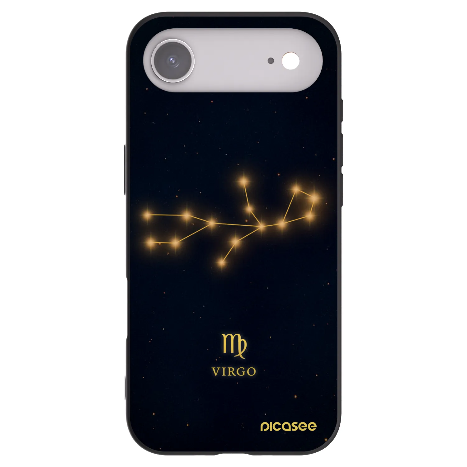 Picasee silikonski črni ovitek za Apple iPhone Air - VIRGO