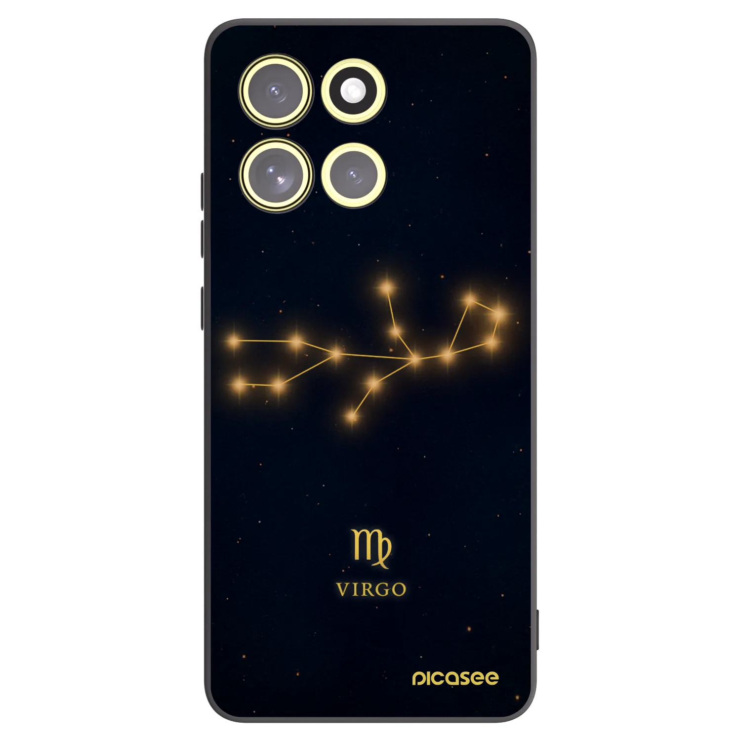 Picasee silikonski črni ovitek za Motorola Moto G86 5G - VIRGO