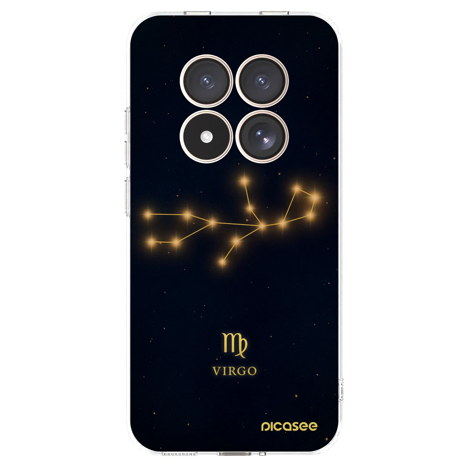 Picasee silikonski prozorni ovitek za Xiaomi Redmi Note 15 Pro 4G - VIRGO