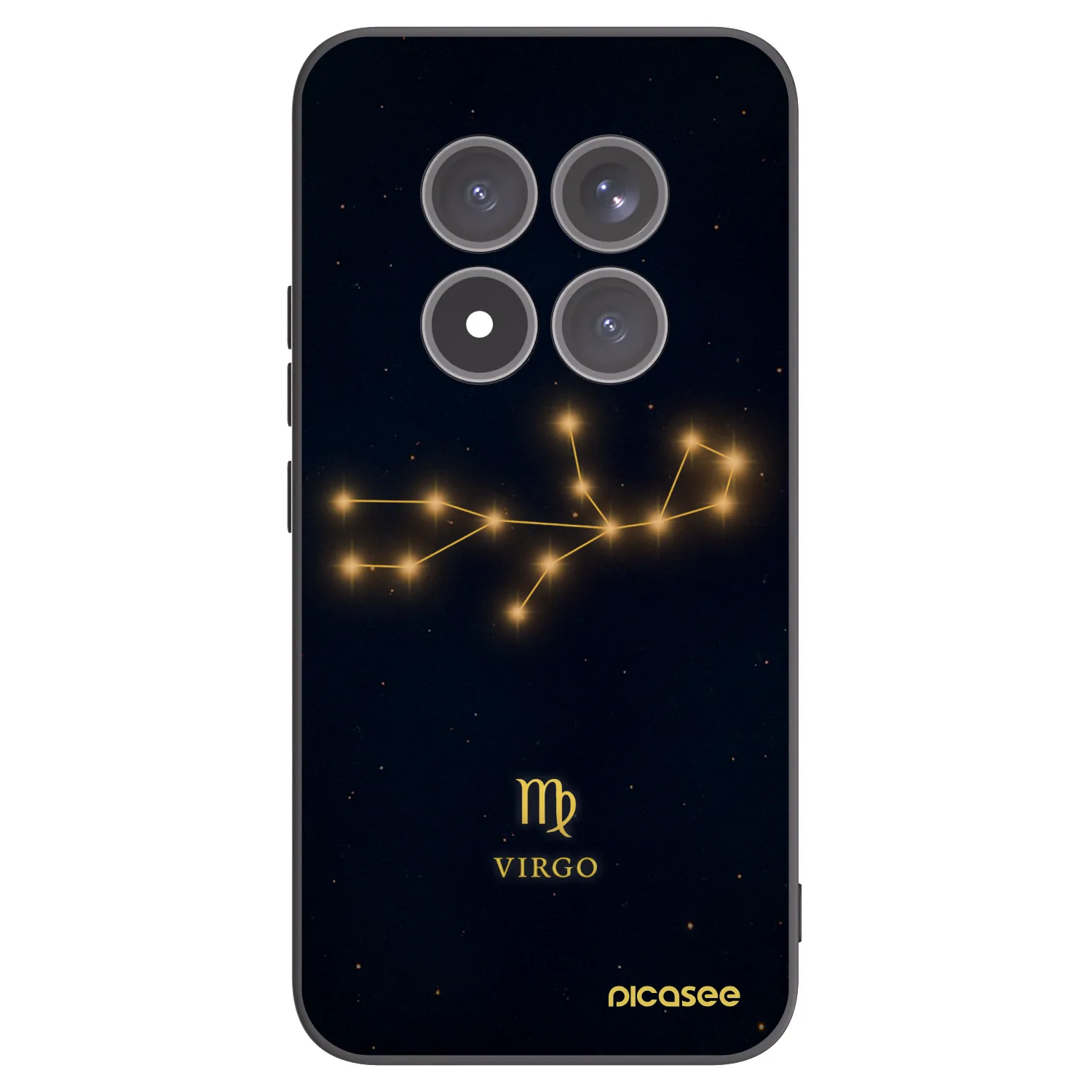 Picasee silikonski črni ovitek za Xiaomi Redmi Note 15 Pro+ - VIRGO
