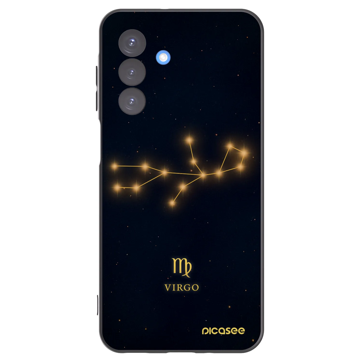 Picasee silikonski črni ovitek za Samsung Galaxy A17 5G - VIRGO