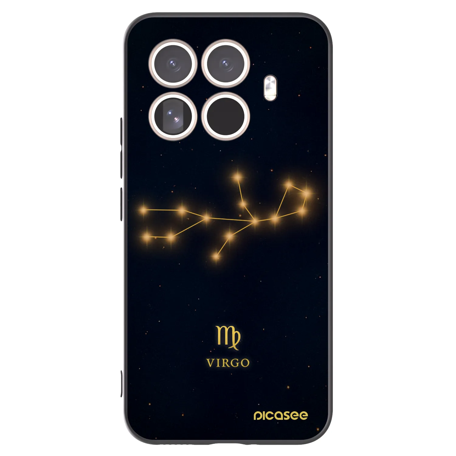 Picasee silikonski črni ovitek za Xiaomi 15T Pro - VIRGO