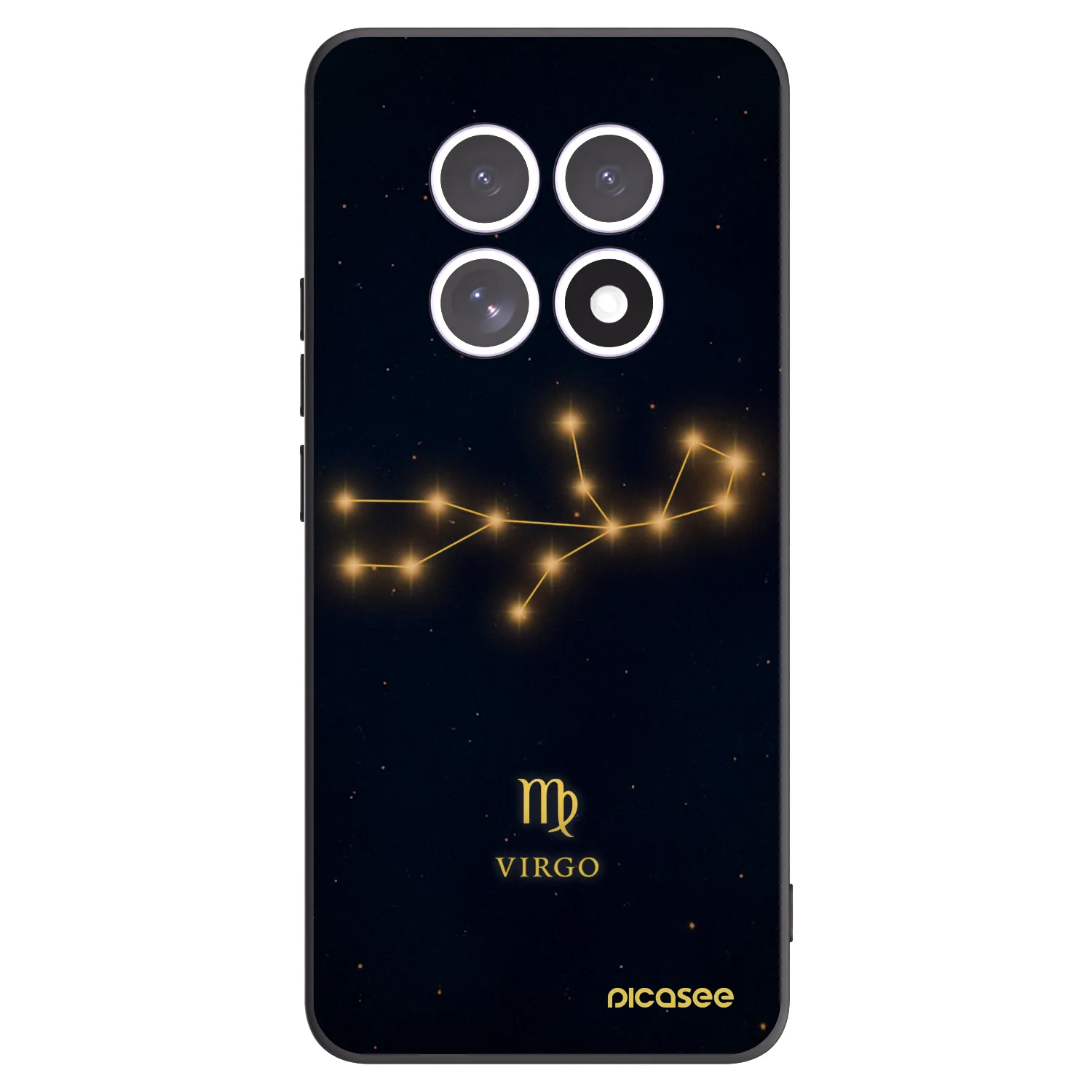 Picasee silikonski črni ovitek za Xiaomi Redmi Note 15 - VIRGO
