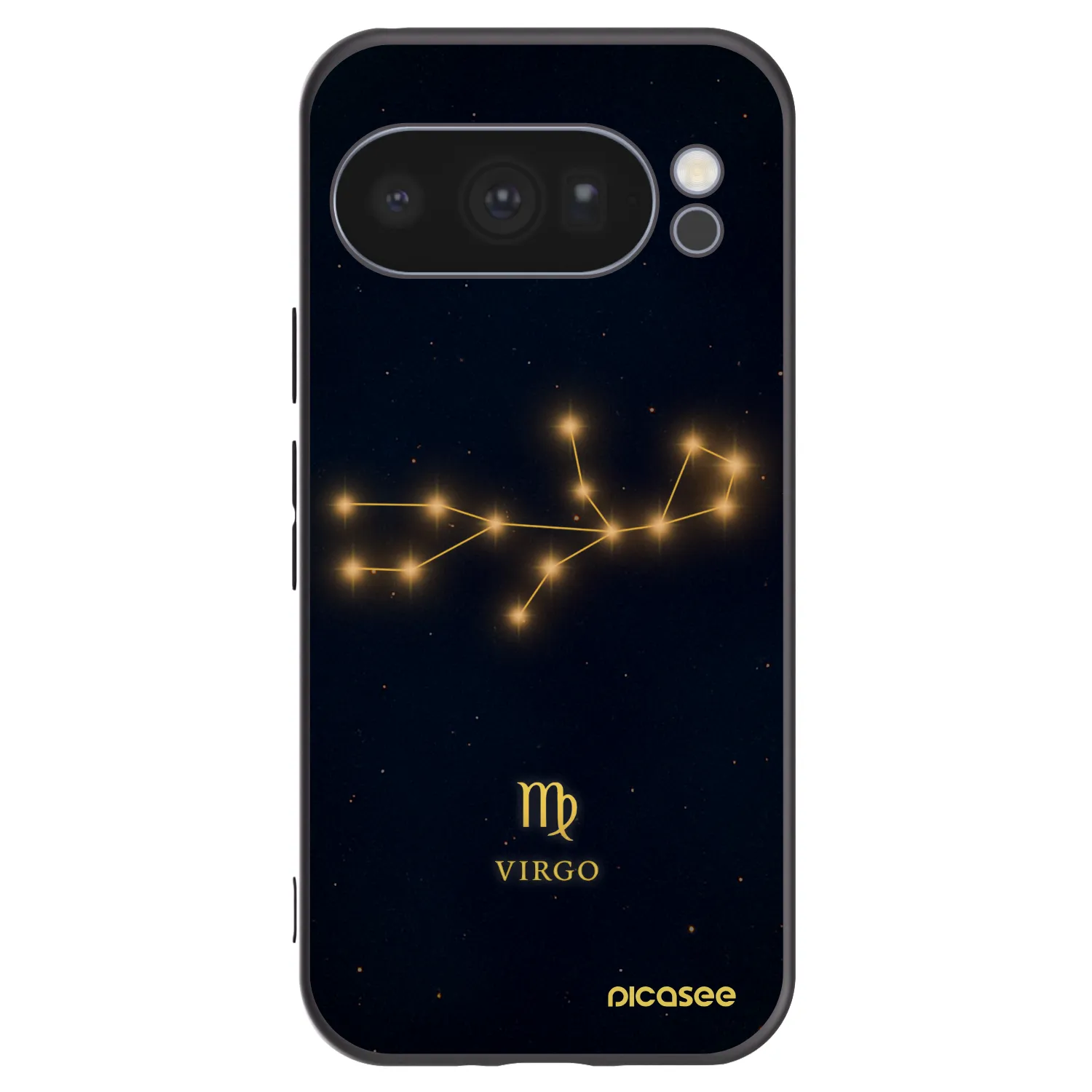 Picasee silikonski črni ovitek za Google Pixel 10 Pro - VIRGO