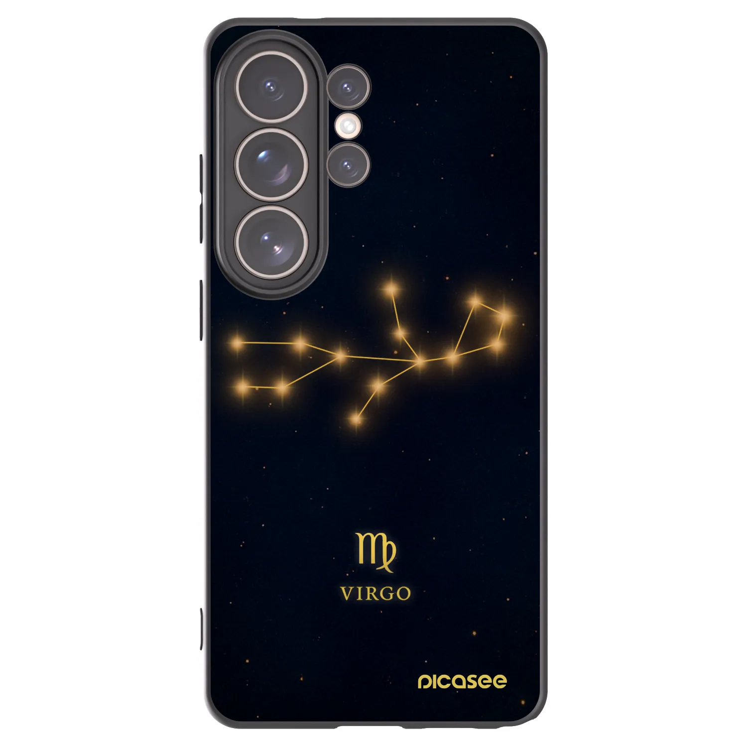 Picasee silikonski črni ovitek za Samsung Galaxy S26 Ultra - VIRGO