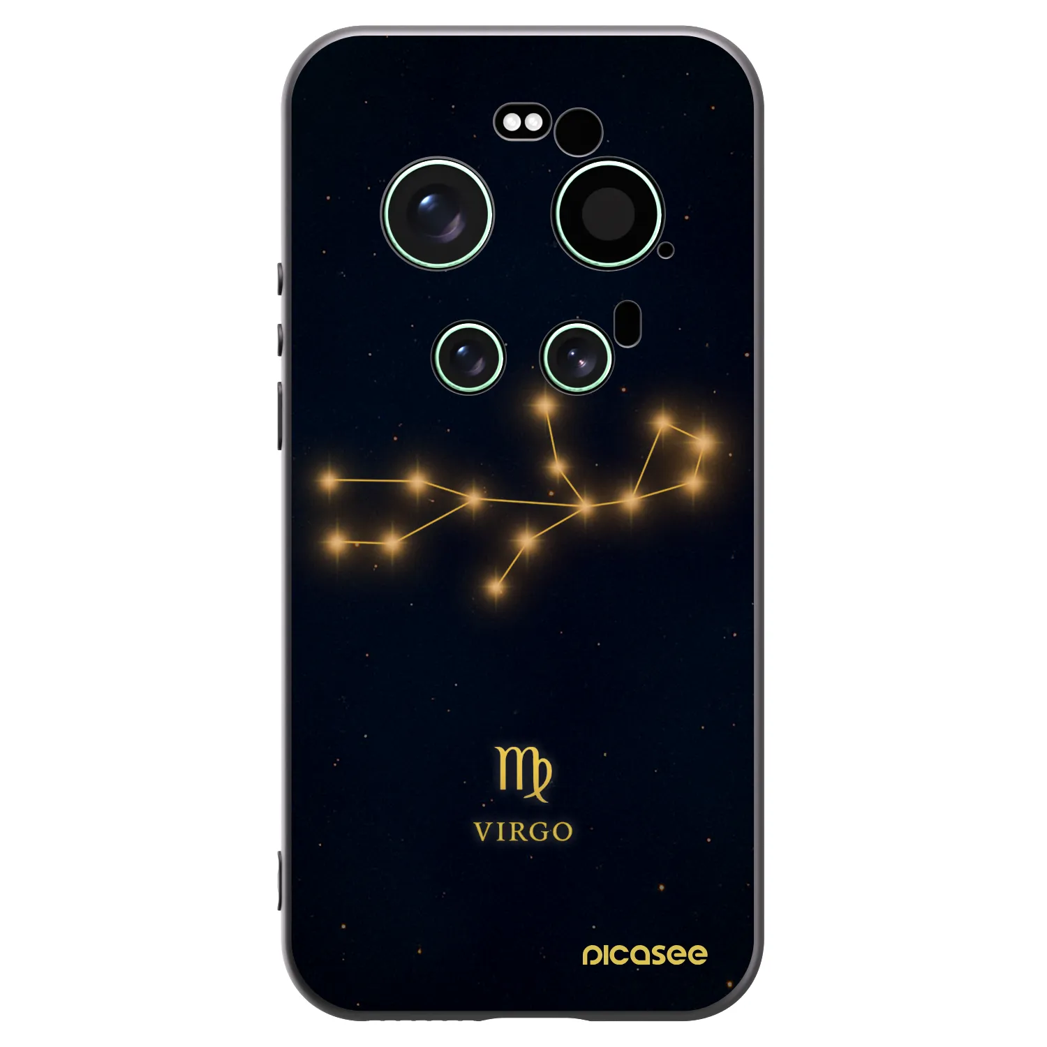 Picasee silikonski črni ovitek za Xiaomi 17 Ultra - VIRGO