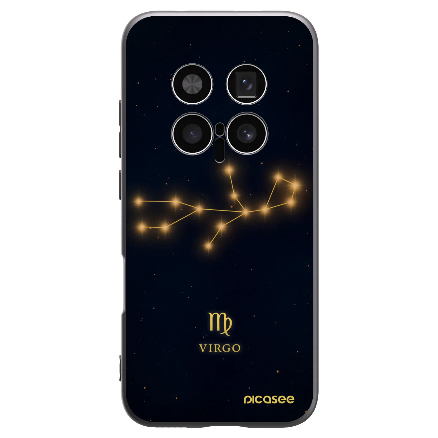 Picasee silikonski črni ovitek za Honor Magic8 Pro 5G - VIRGO