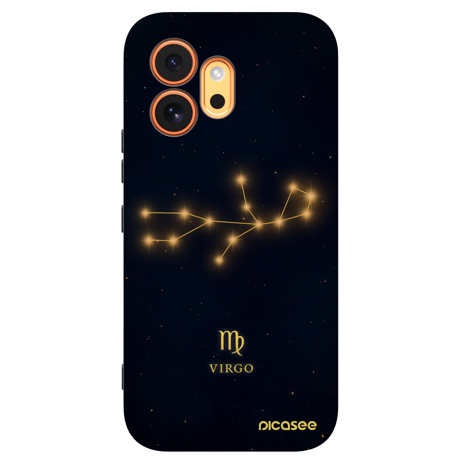 Picasee silikonski črni ovitek za Honor 600 - VIRGO