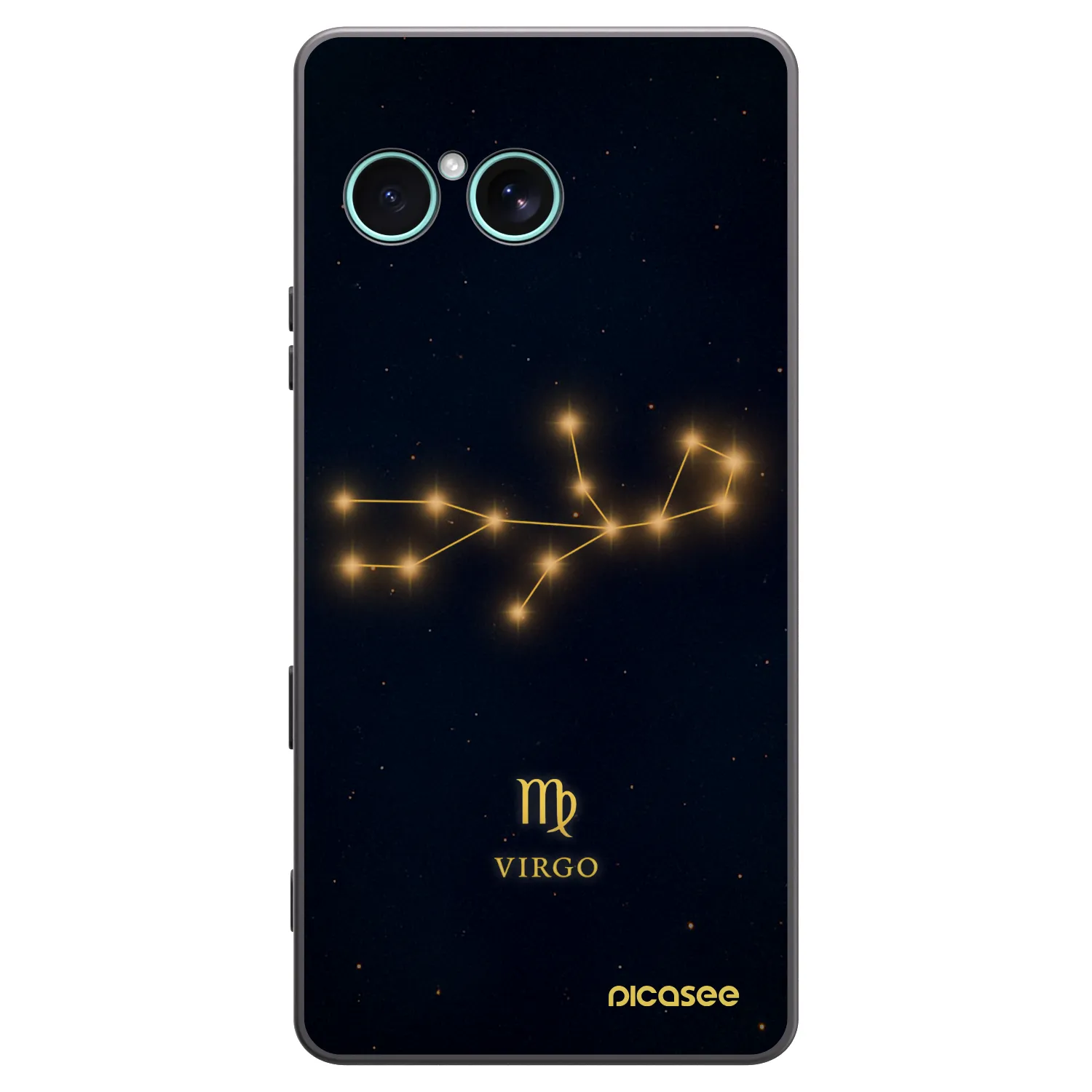 Picasee silikonski črni ovitek za Sony Xperia 10 VII - VIRGO