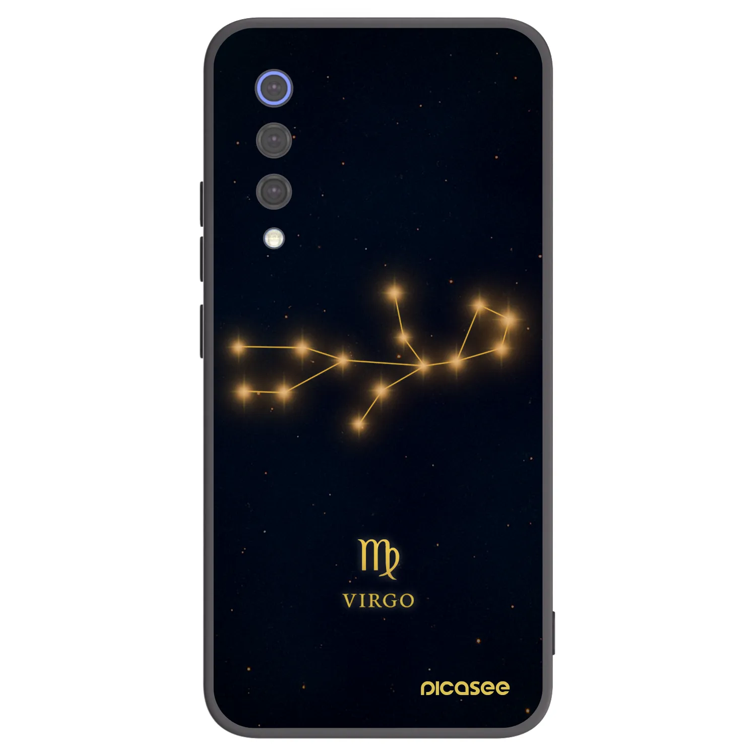 Picasee silikonski črni ovitek za Xiaomi Mi 9 SE - VIRGO