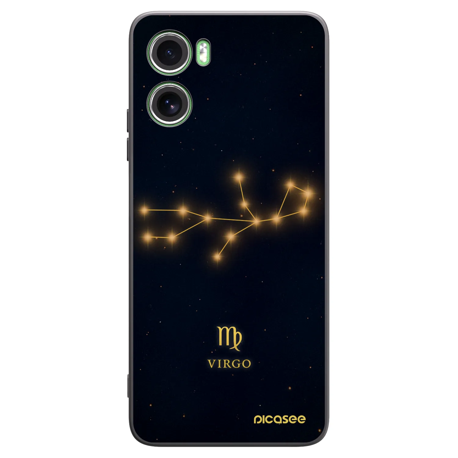 Picasee silikonski črni ovitek za Motorola Moto G06 - VIRGO