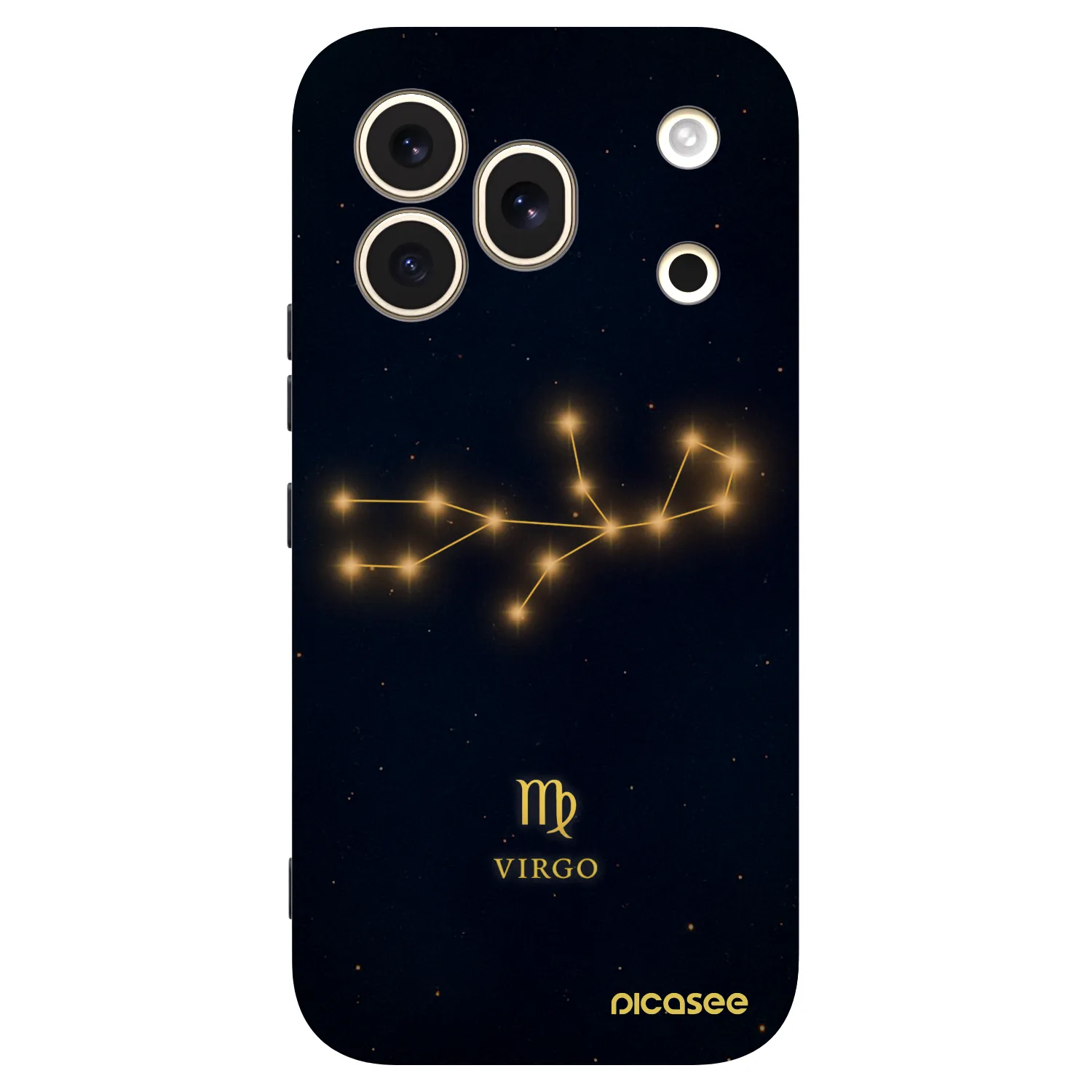 Picasee silikonski črni ovitek za Honor 600 Pro - VIRGO