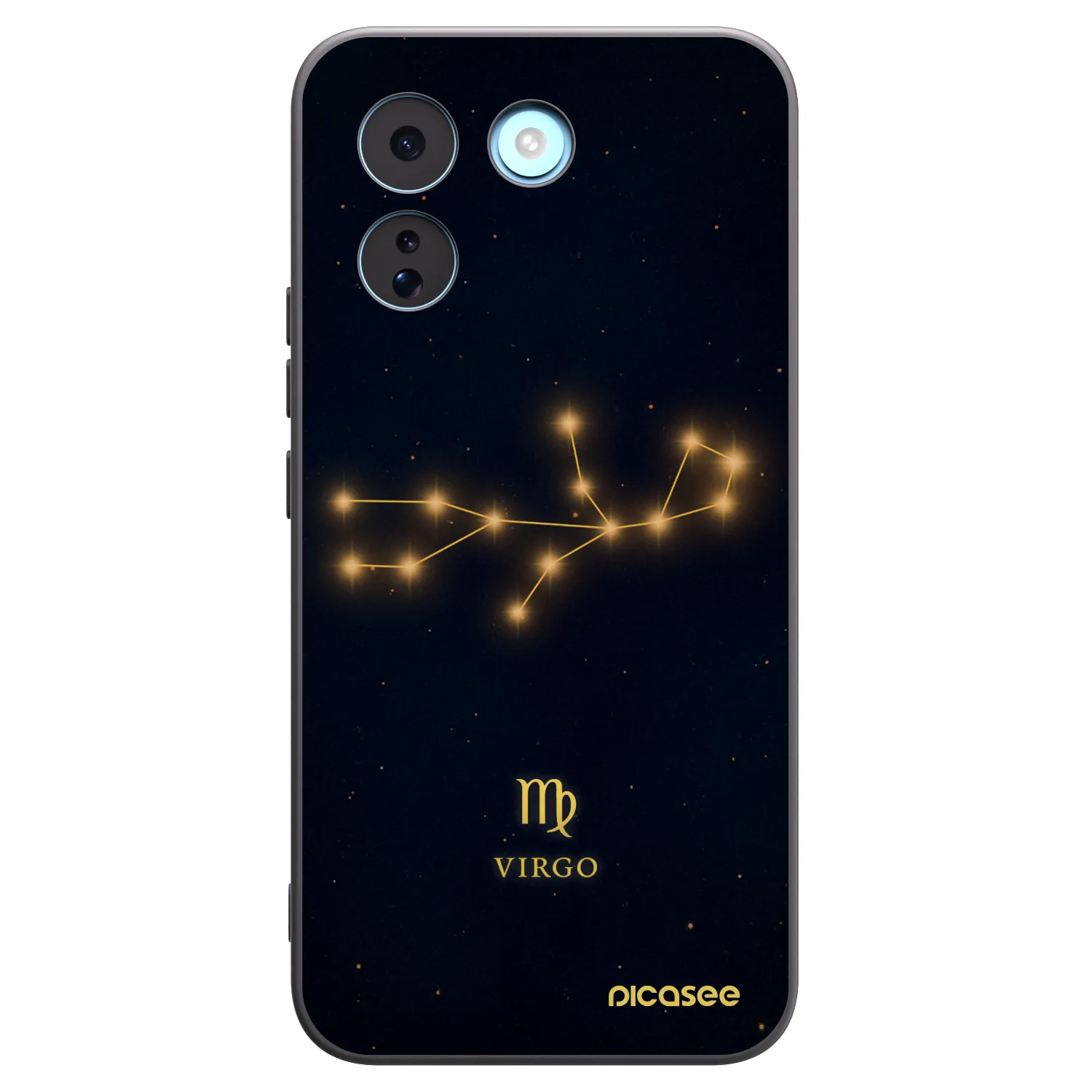 Picasee silikonski črni ovitek za Xiaomi Redmi Note 17 Pro MAX 5G - VIRGO