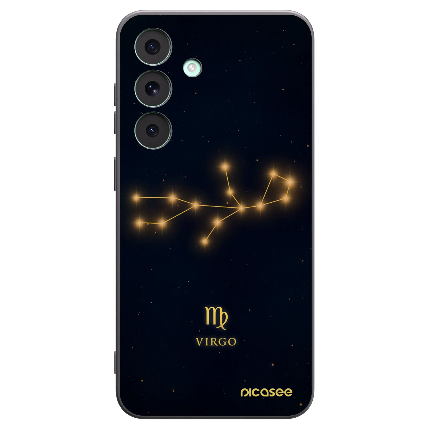 Picasee silikonski črni ovitek za Samsung Galaxy S26 FE - VIRGO