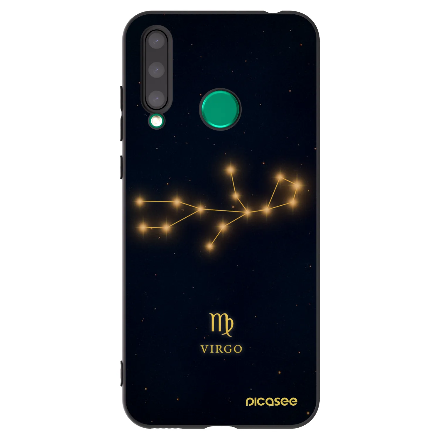 Picasee silikonski črni ovitek za Honor 20 Lite - VIRGO