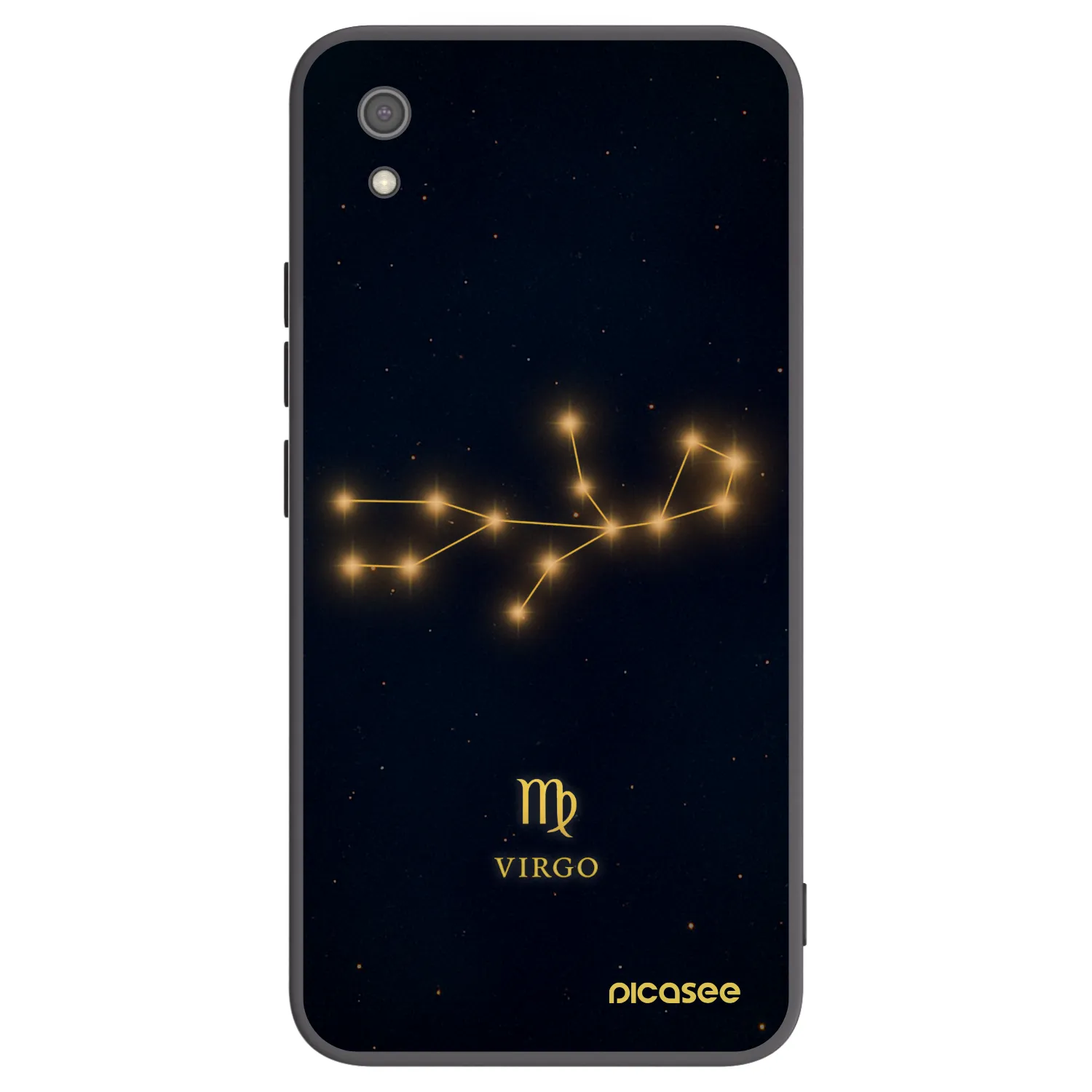 Picasee silikonski črni ovitek za Xiaomi Redmi 7A - VIRGO