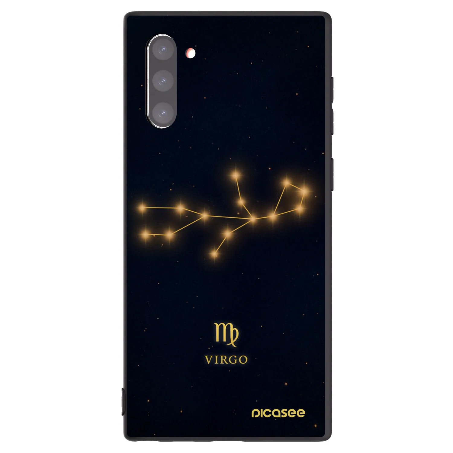 Picasee silikonski črni ovitek za Samsung Galaxy Note 10 N970F - VIRGO