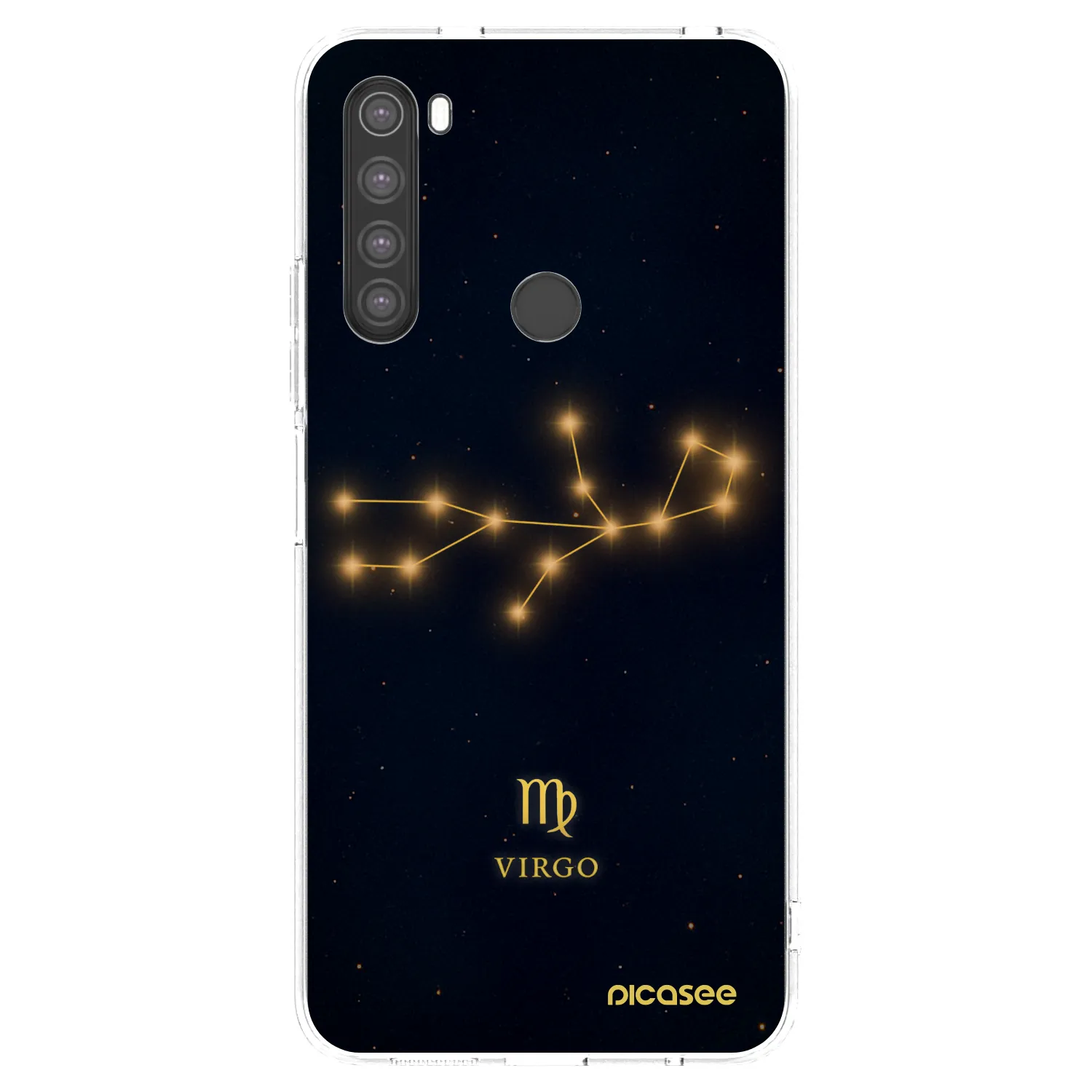 Picasee silikonski prozorni ovitek za Xiaomi Redmi Note 8 - VIRGO