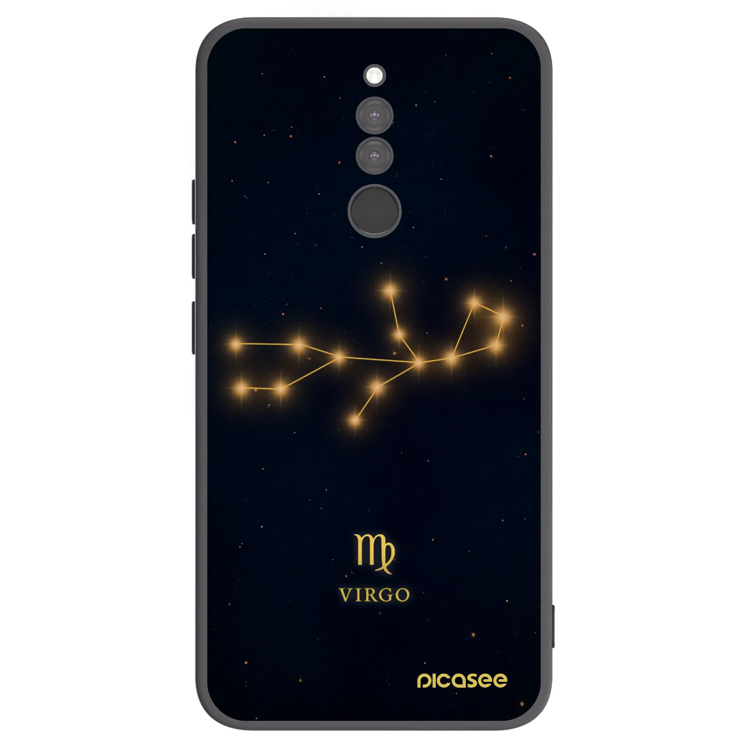 Picasee silikonski črni ovitek za Xiaomi Redmi 8 - VIRGO