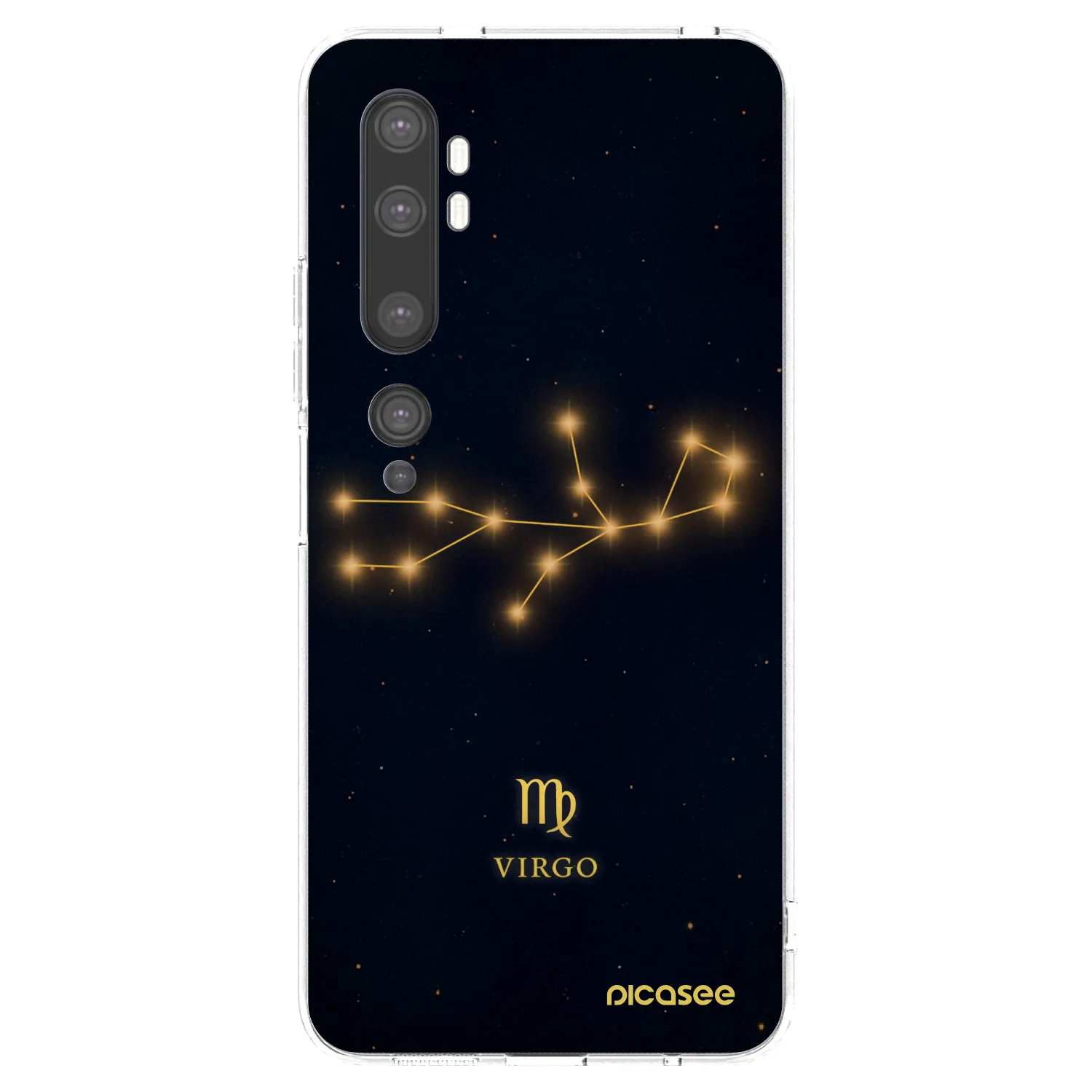 Picasee silikonski prozorni ovitek za Xiaomi Mi Note 10 (Pro) - VIRGO