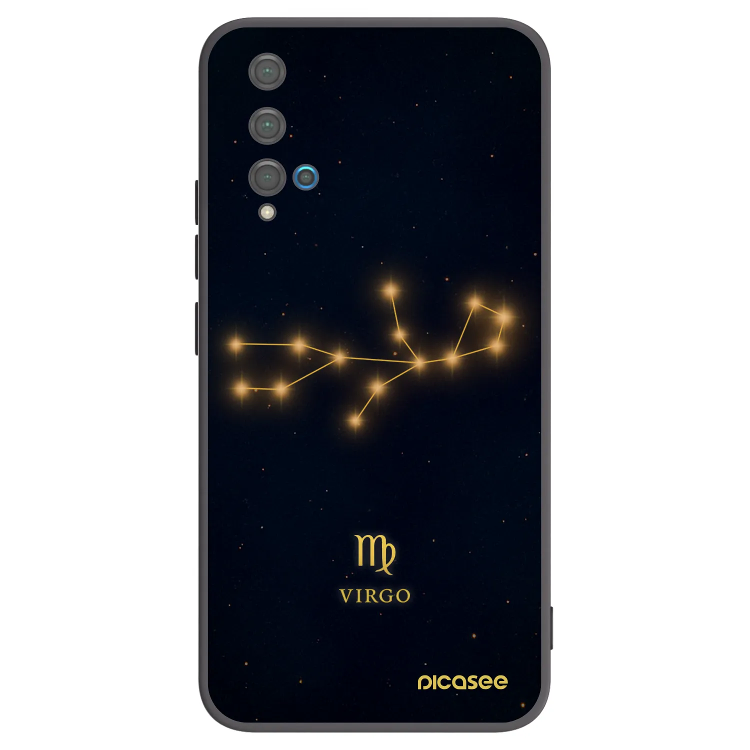 Picasee silikonski črni ovitek za Huawei Nova 5T - VIRGO