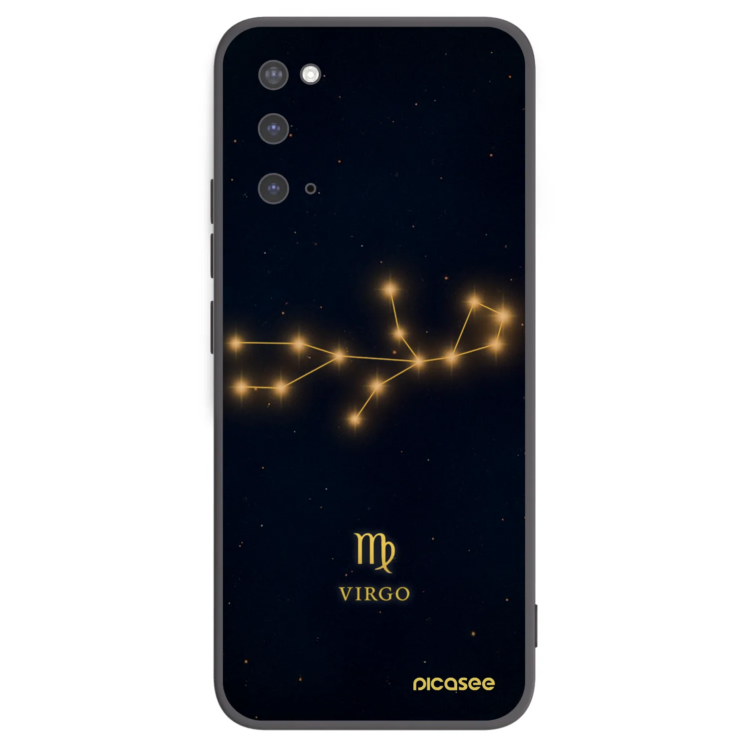 Picasee silikonski črni ovitek za Samsung Galaxy S20 G980F - VIRGO