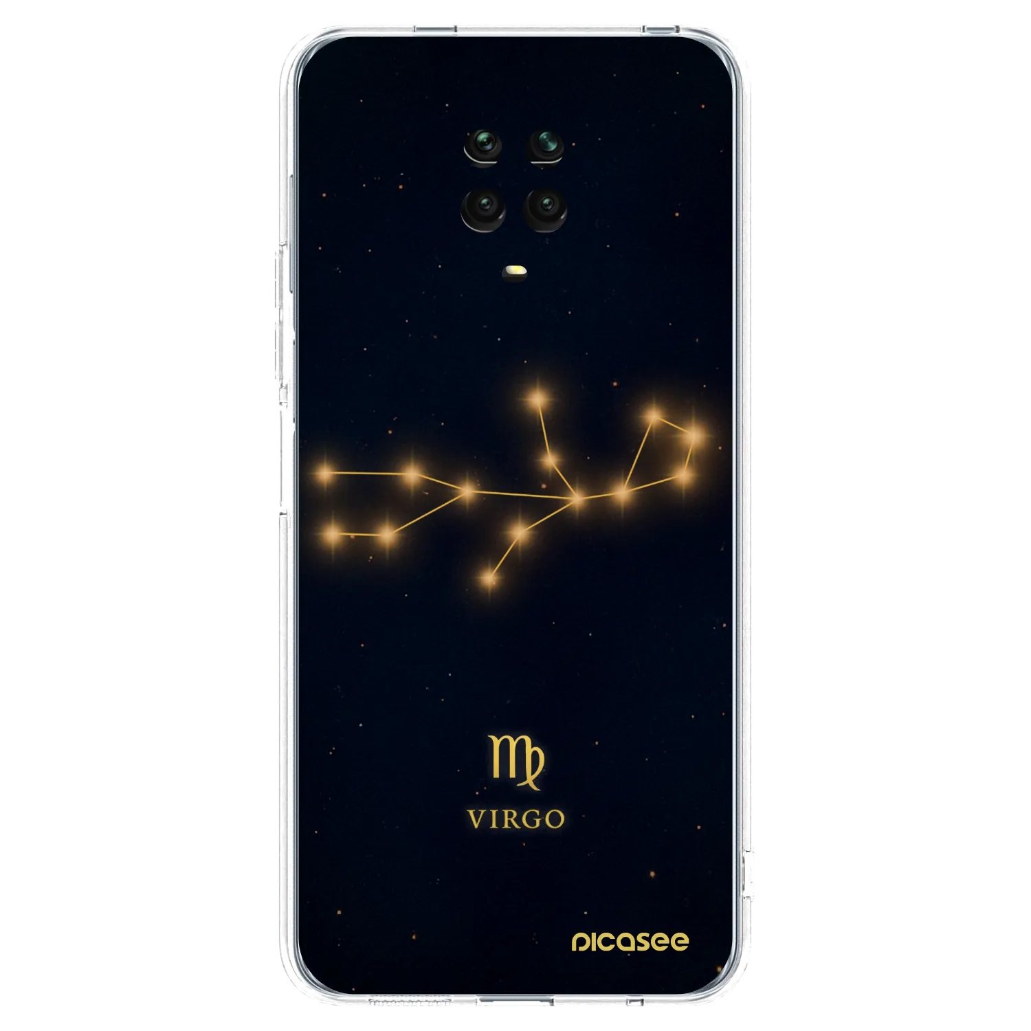Picasee silikonski prozorni ovitek za Xiaomi Redmi Note 9 Pro - VIRGO