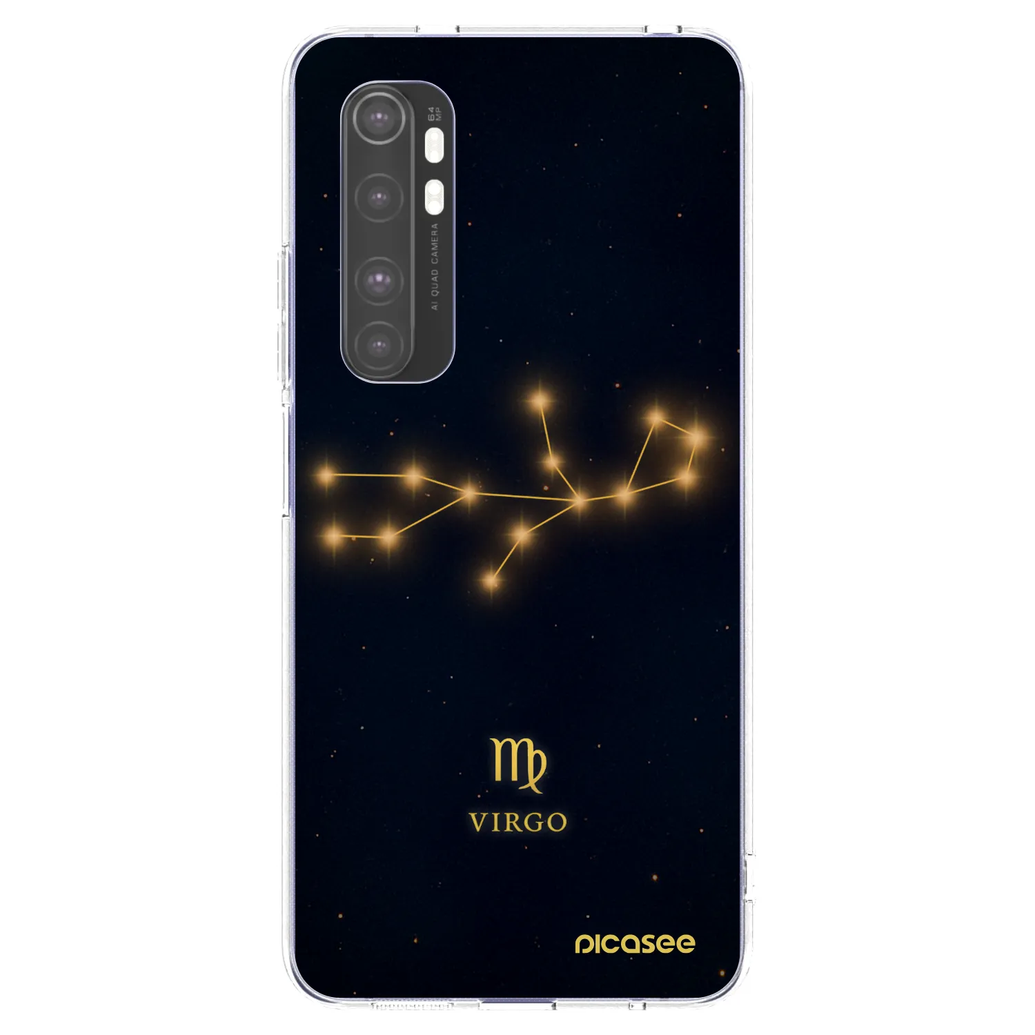 Picasee silikonski prozorni ovitek za Xiaomi Mi Note 10 Lite - VIRGO