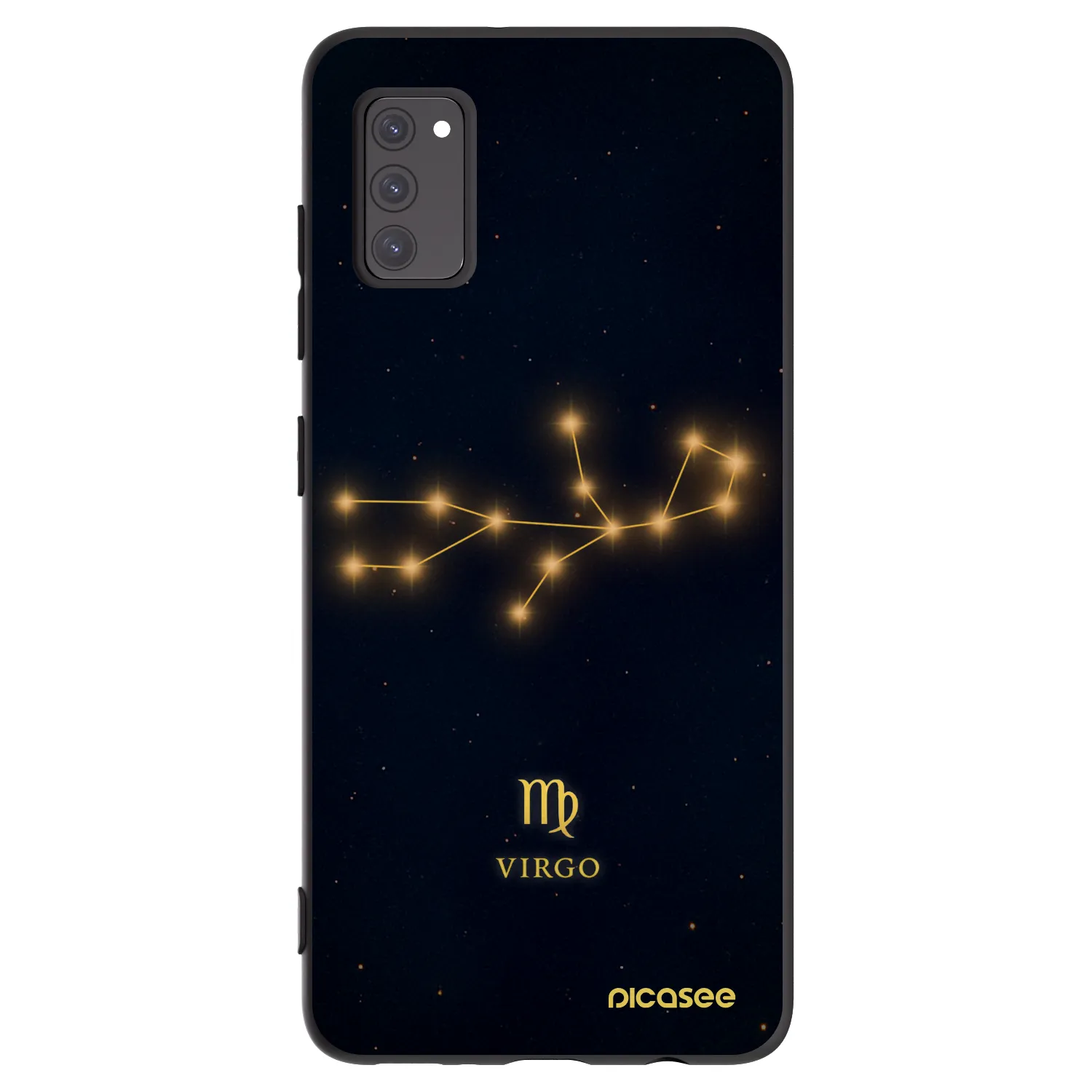 Picasee silikonski črni ovitek za Samsung Galaxy A41 A415F - VIRGO