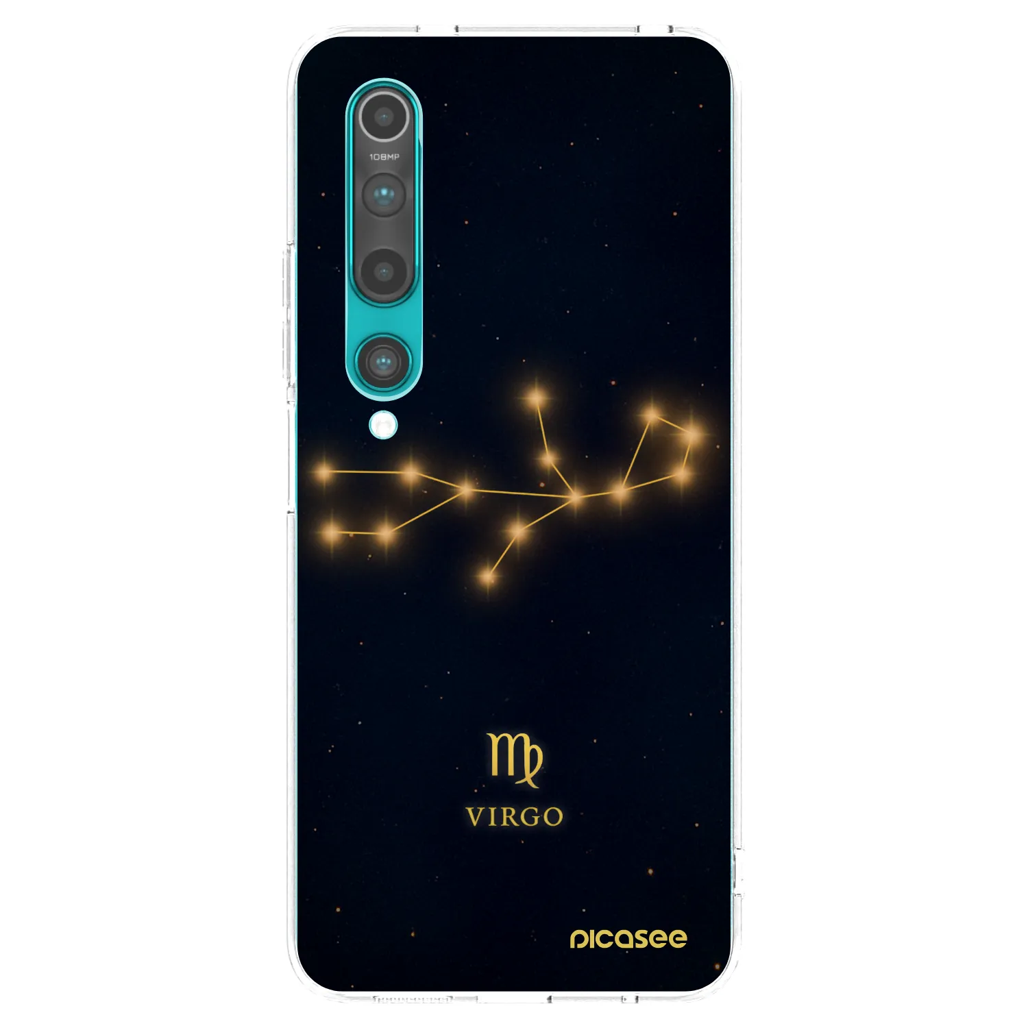 Picasee silikonski prozorni ovitek za Xiaomi Mi 10 - VIRGO