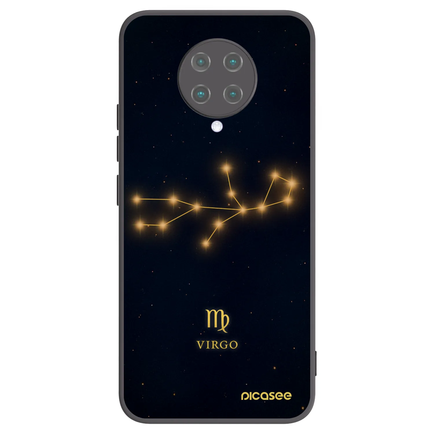 Picasee silikonski črni ovitek za Xiaomi Poco F2 Pro - VIRGO