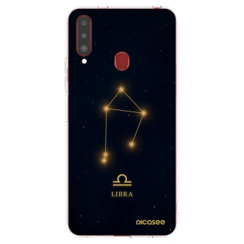 Picasee silikonski prozorni ovitek za Samsung Galaxy A20s - LIBRA