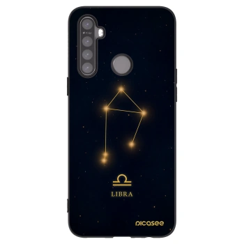 Picasee silikonski črni ovitek za Realme 5 - LIBRA