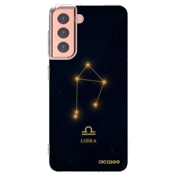 Picasee silikonski prozorni ovitek za Samsung Galaxy S21 5G G991B - LIBRA